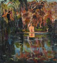 CASIMIR MARTÍNEZ TARRASSÓ (1898-1980). "El lago encantado",