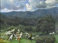 MIGUEL ACEVEDO (1947). "El agarre de un cochinillo", Sierra