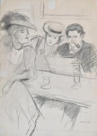 RICARD OPISSO (1880-1966). "Personajes".