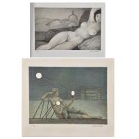 JOSEP MARIA SUBIRACHS (1927-2014). "Maja desnuda" y "Dama c