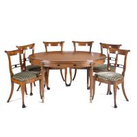 Conjunto de comedor Fernandino, siglo XIX.