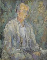 DOMENEC OLIVÉ BUSQUETS (1892-1959). "Autorretrato".