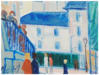MANUEL CAPDEVILA (1910-2006). "Montmartre" , 1981.