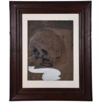 ANTONI TÀPIES (1923-2012). “Crani amb xifres”, 1992.