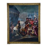 GASPARE DIZIANI (1689-1767). "La familia de Darío ante Ale