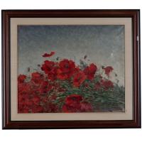 MANUEL PIGEM I RAS (1862 - 1946). "Amapolas".