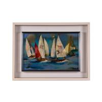 RAMÓN AGUILAR MORÉ (1924-2015). "Barcos".