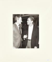 Clint Eastwood y Arnold Schwarzenegger. 1988.
