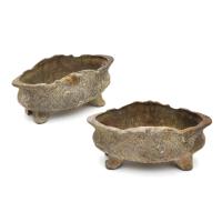 Pareja de jardineras, siglo XX.