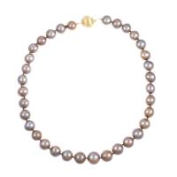 Collar en degradé de perlas color tahití