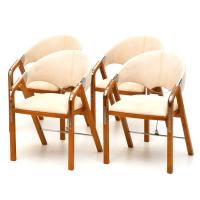 JAUME TRESSERRA (BARCELONA, 1943) Lote de cuatro sillas Spi