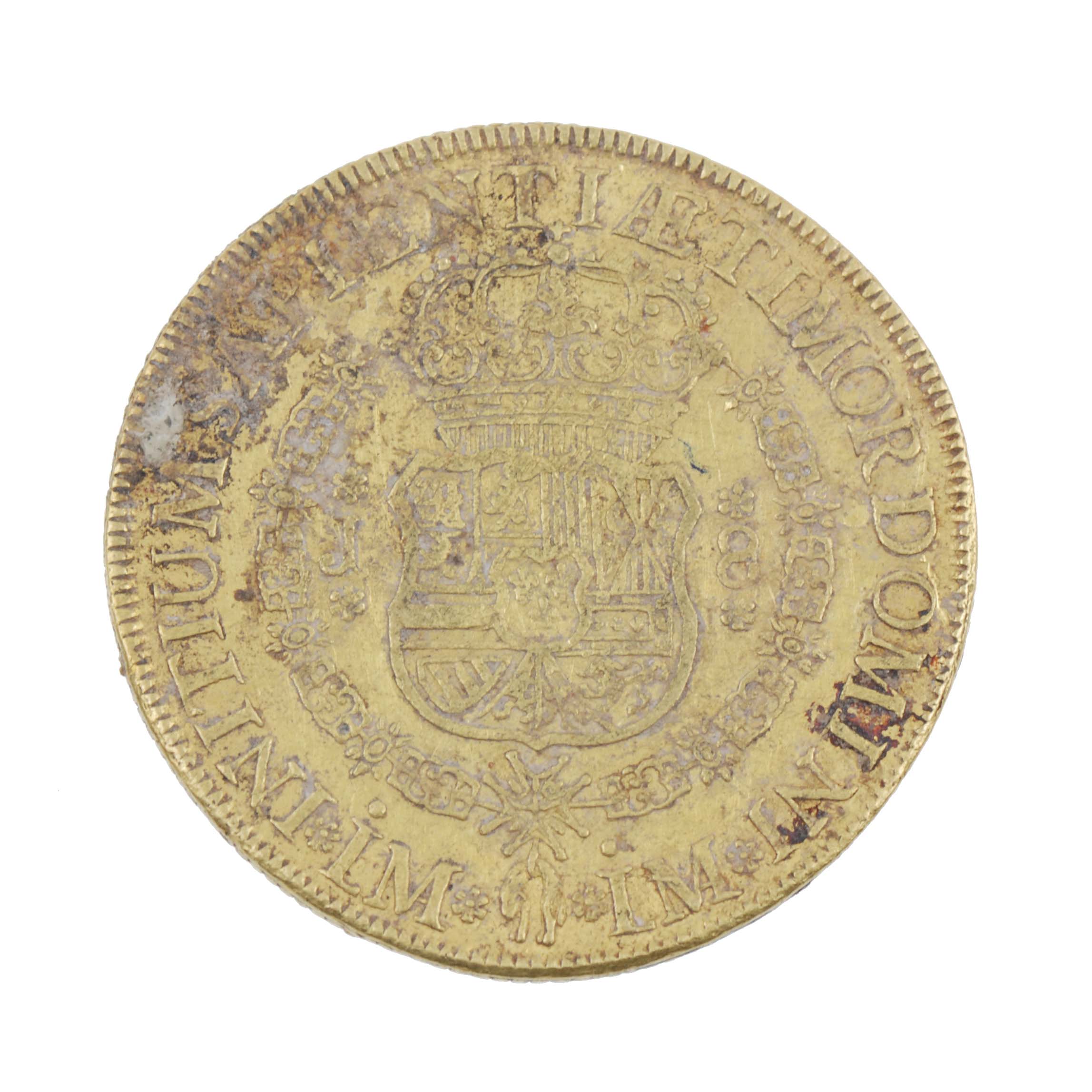 MONEDA EN ORO DE FERNANDO VI, 1752.