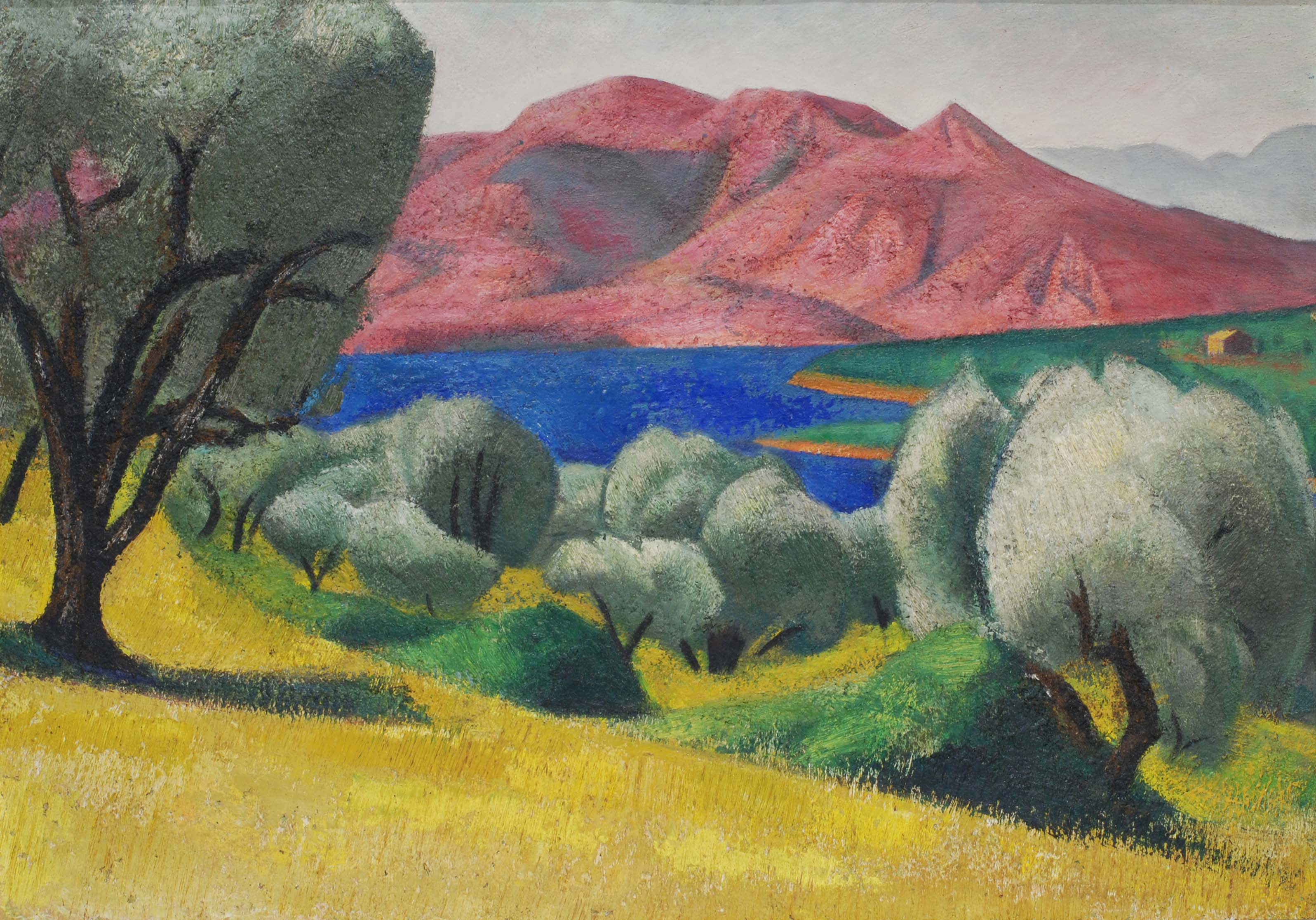 MIQUEL VILLA BASSOLS (1901-1988), "Pobla de Segur"., Óleo s