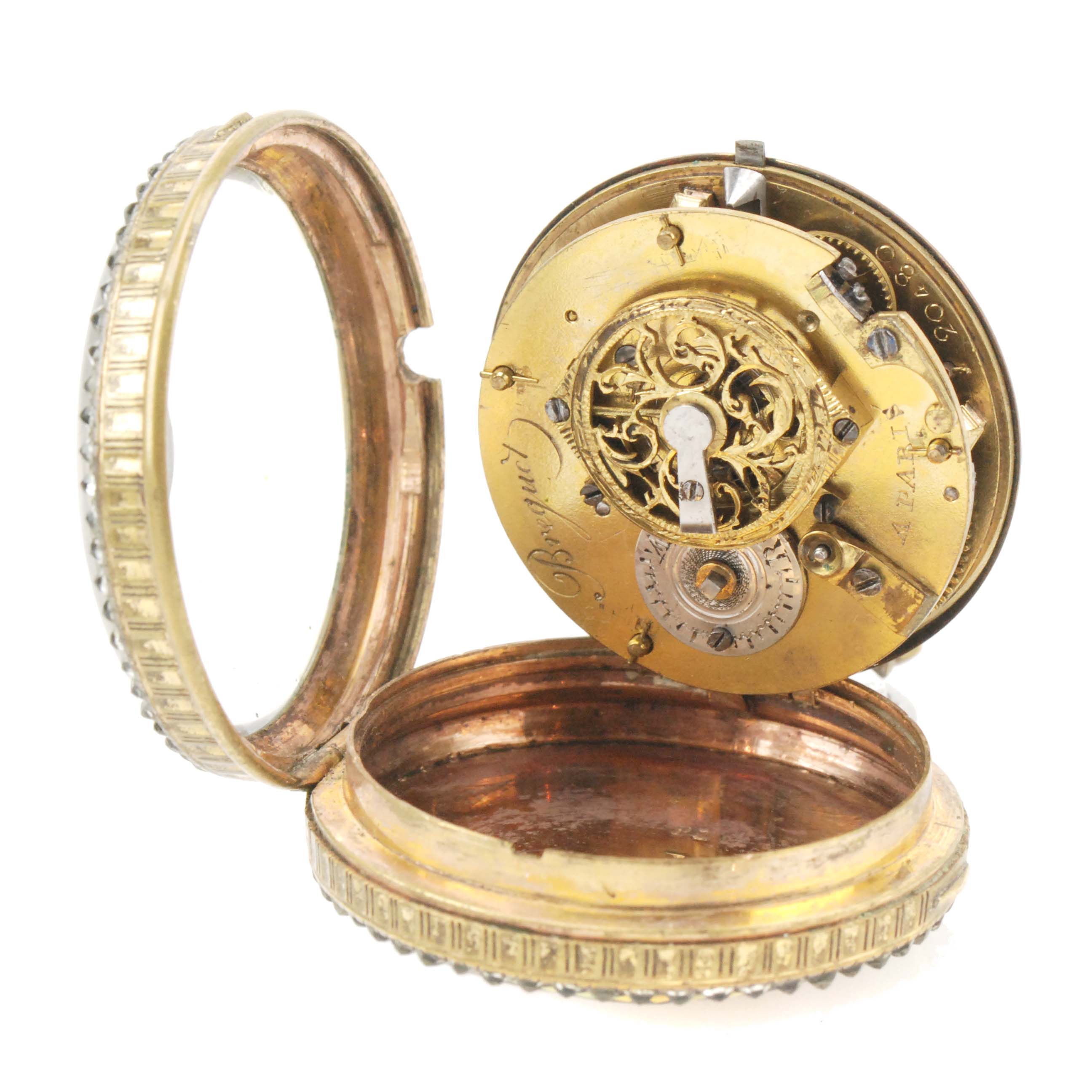 ATRIBUIDO BREGUET., RELOJ FRANCÉS DE BOLSILLO, PRINCIPIOS D