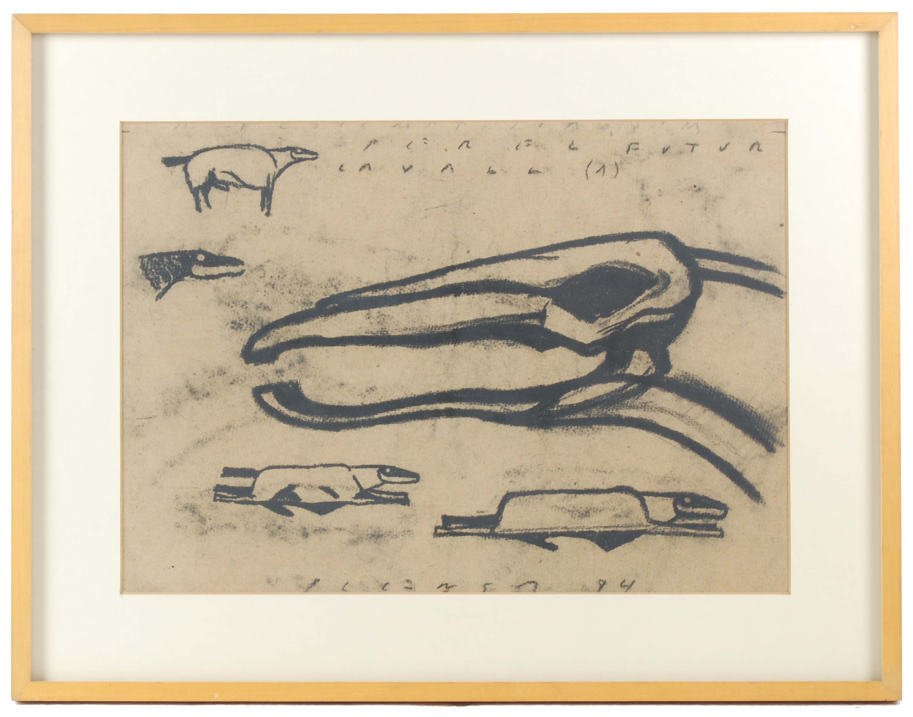 JAUME PLENSA (1955), "Per el futur la Vall (1)"., Técnica m