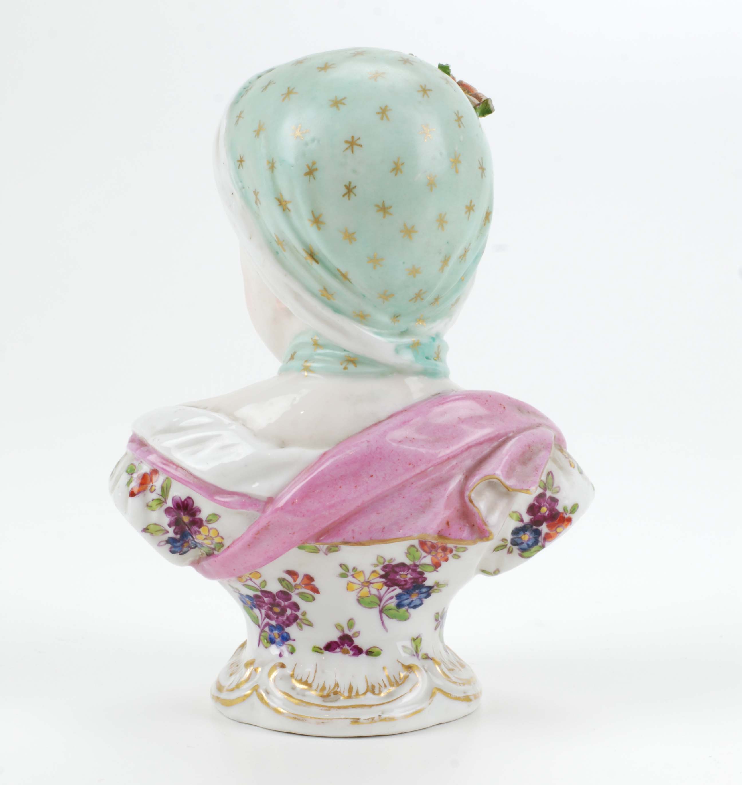 MEISSEN. "BUSTO DE LA PRINCESA MARIE ZEPHIRINE DE BORBÓN",