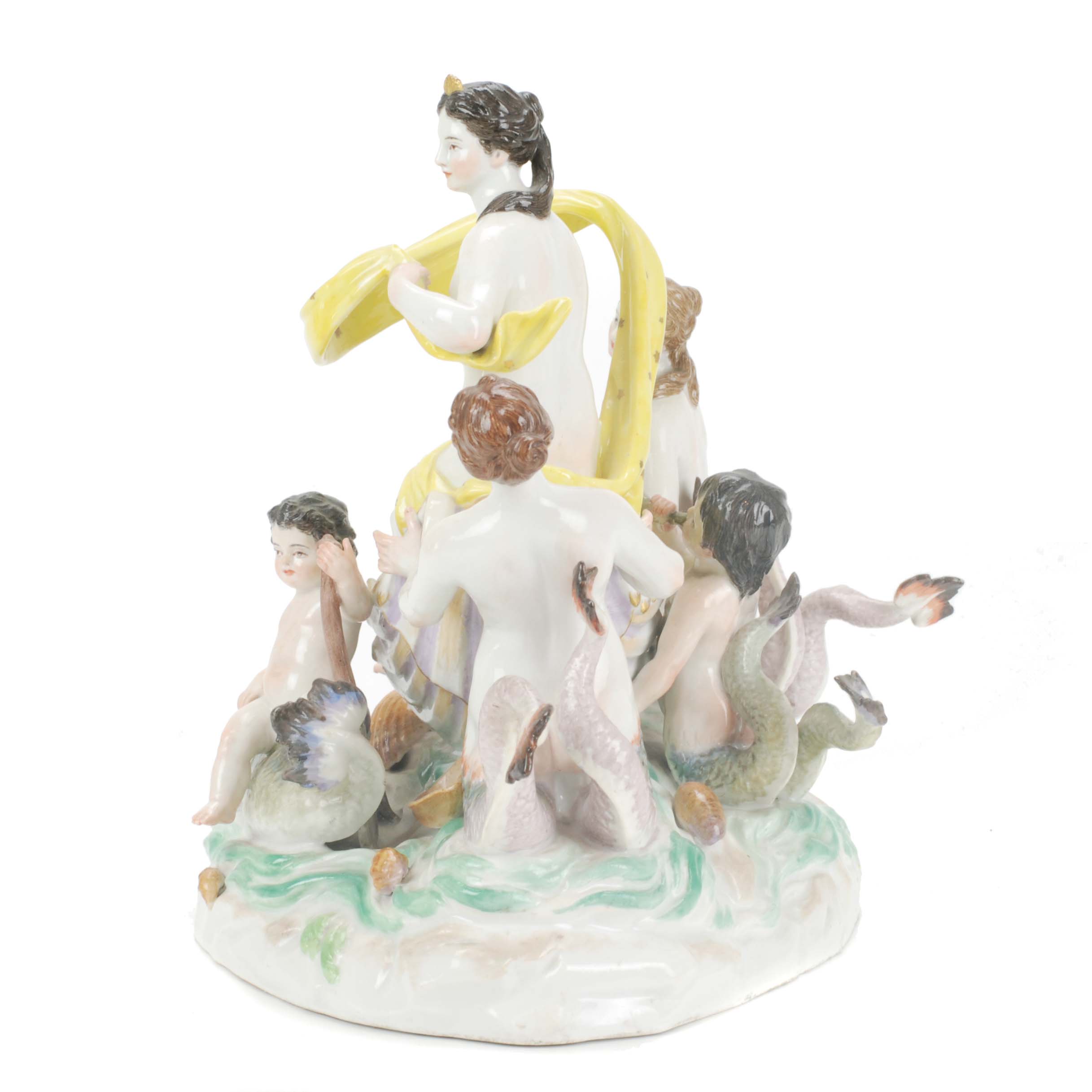 MEISSEN. "EL NACIMIENTO DE VENUS", FIN. SIGLO XIX.