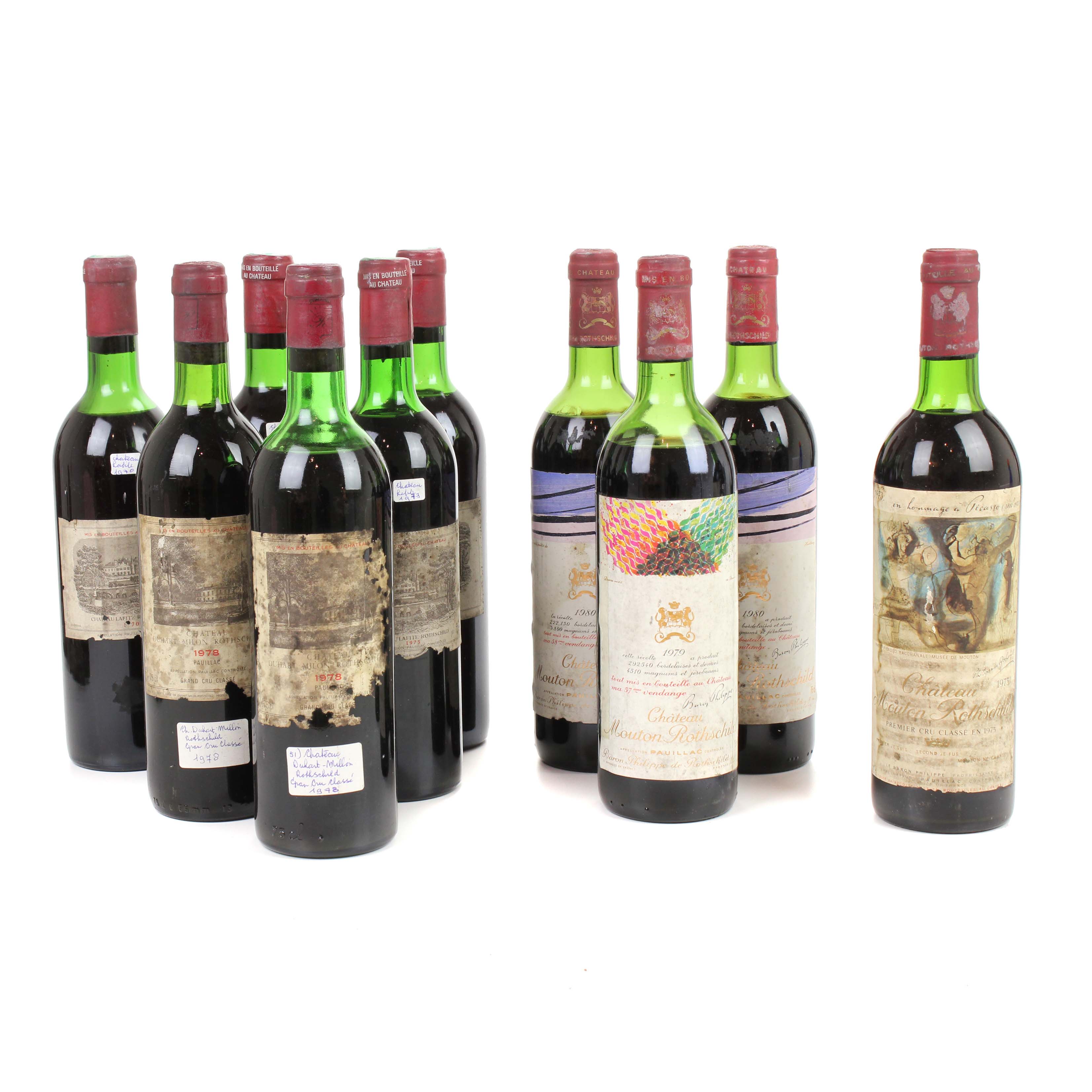 LOTE DE VINOS FRANCESES.