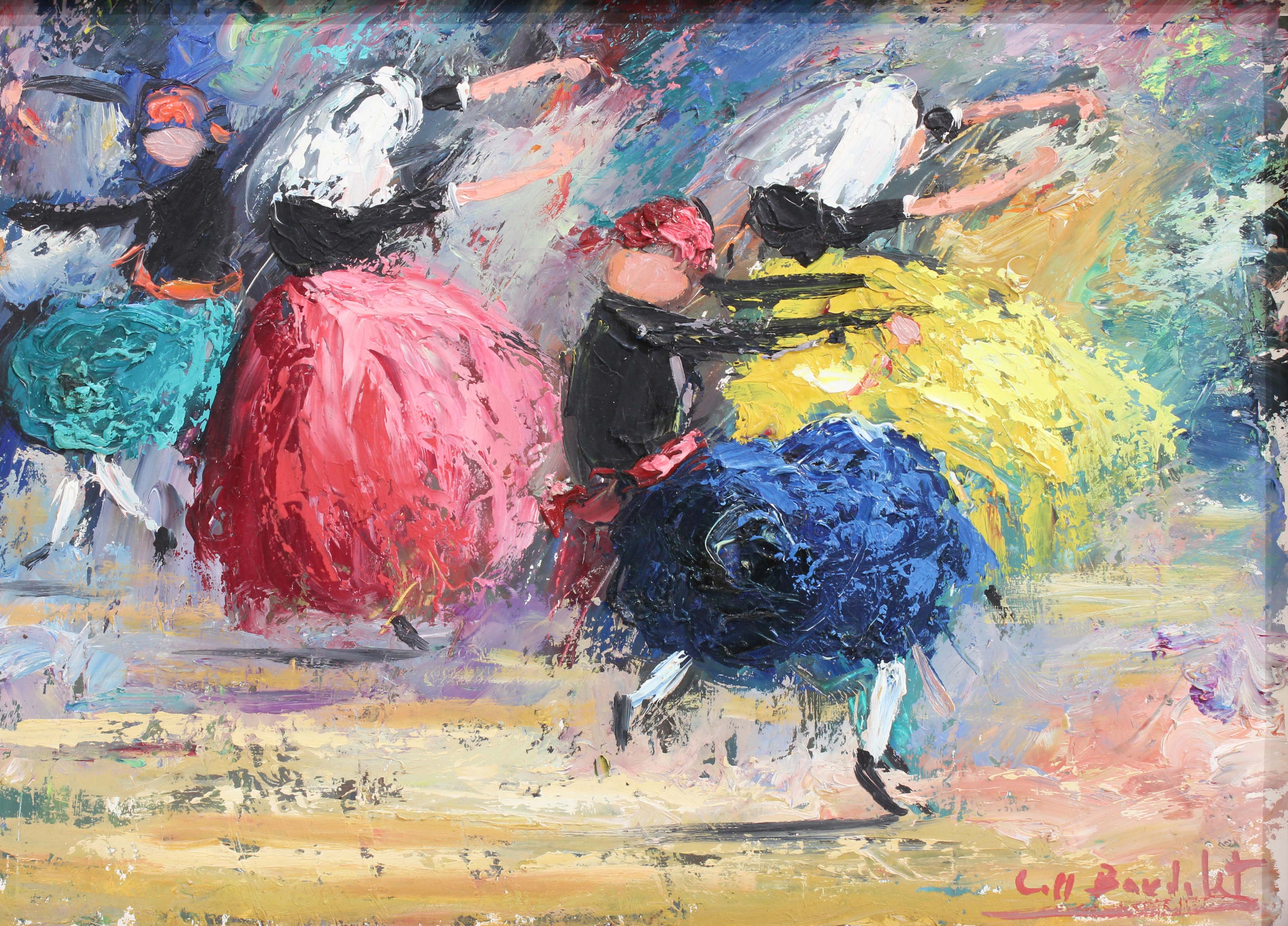 JOSEP COLL BARDOLET (1912-2007). "DANZANTES".