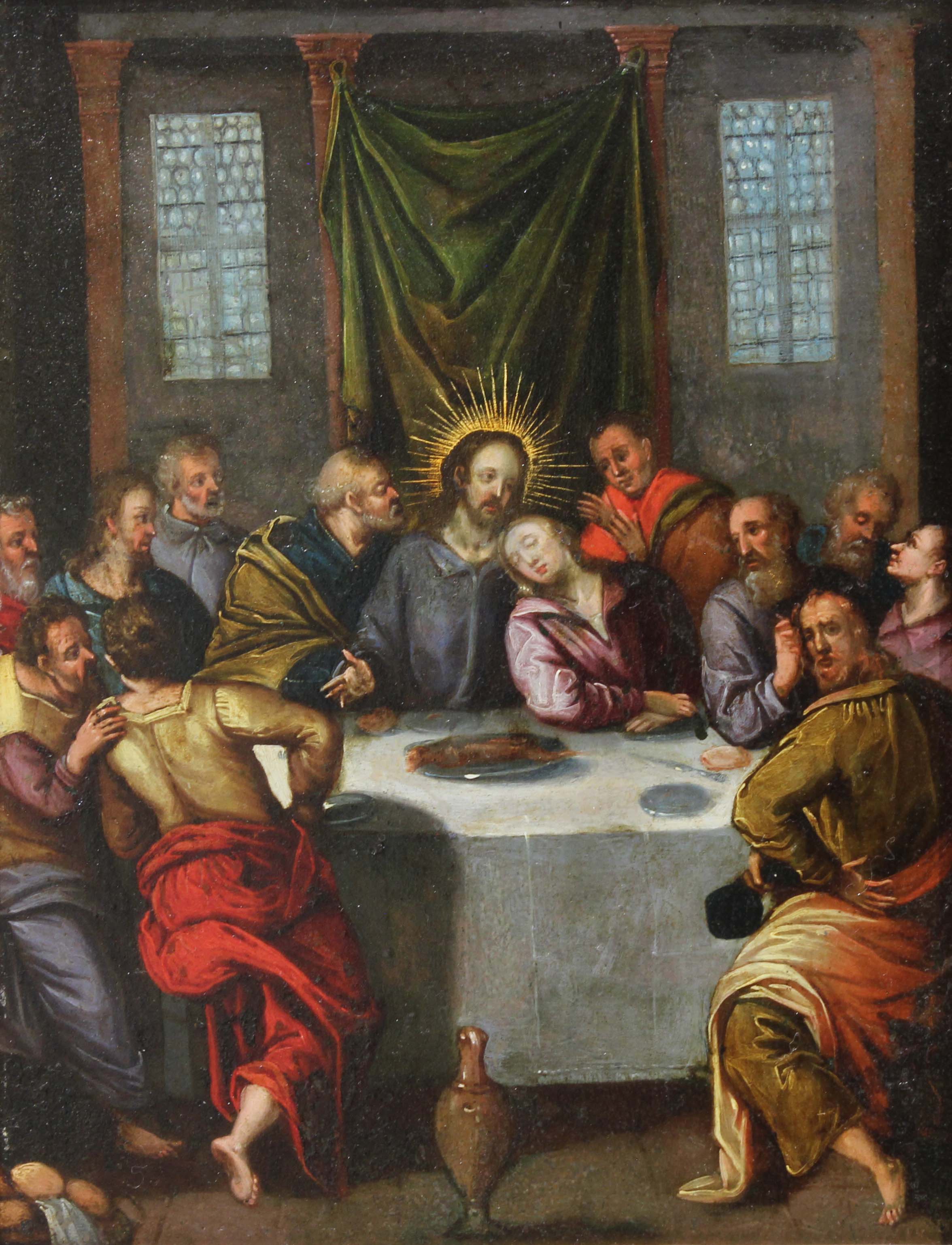 ESCUELA ESPAÑOLA, SIGLO XVIII. "ÚLTIMA CENA".