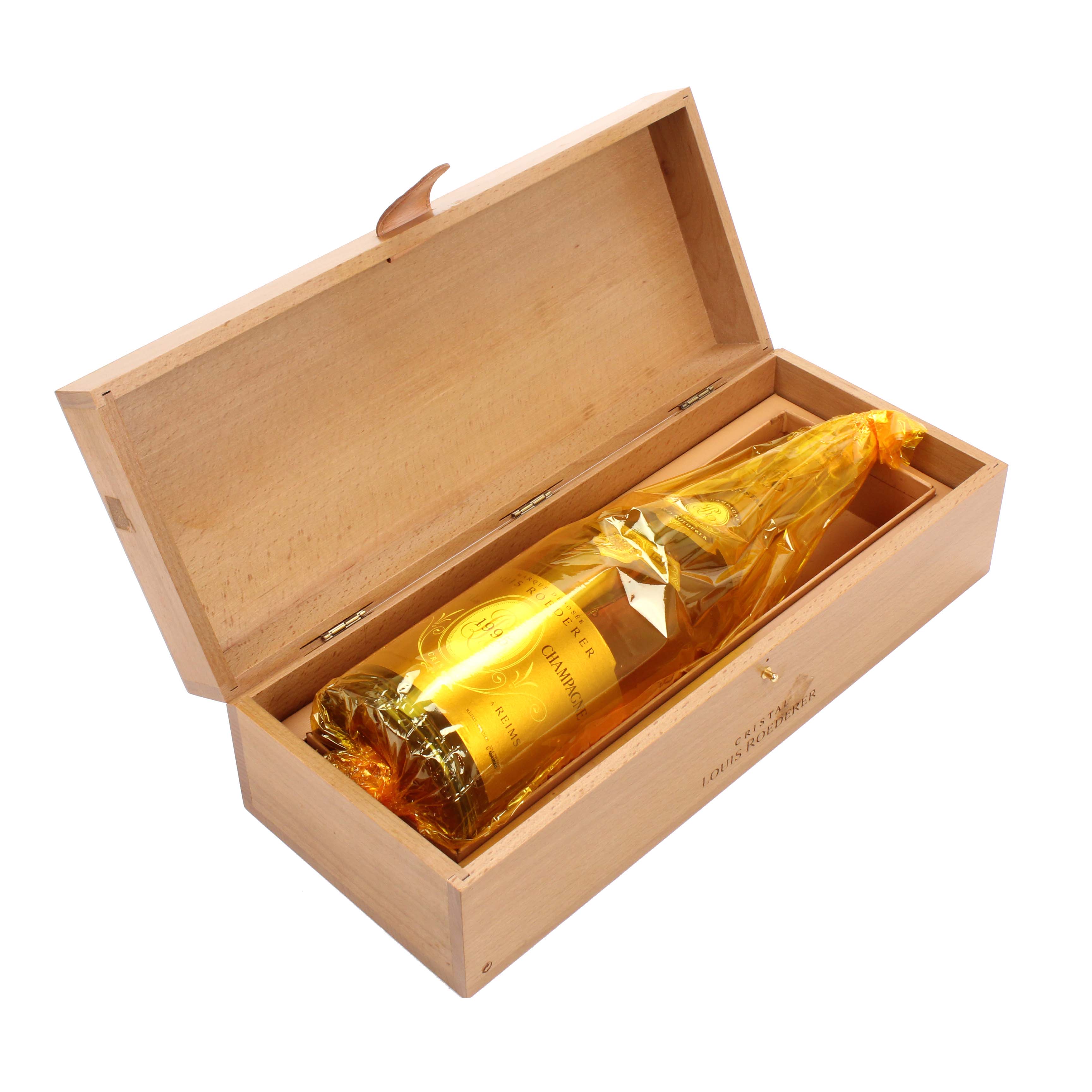 UNA BOTELLA MAGNUM DE LOUIS ROEDERER, CRISTAL CHAMPAGNE, BR