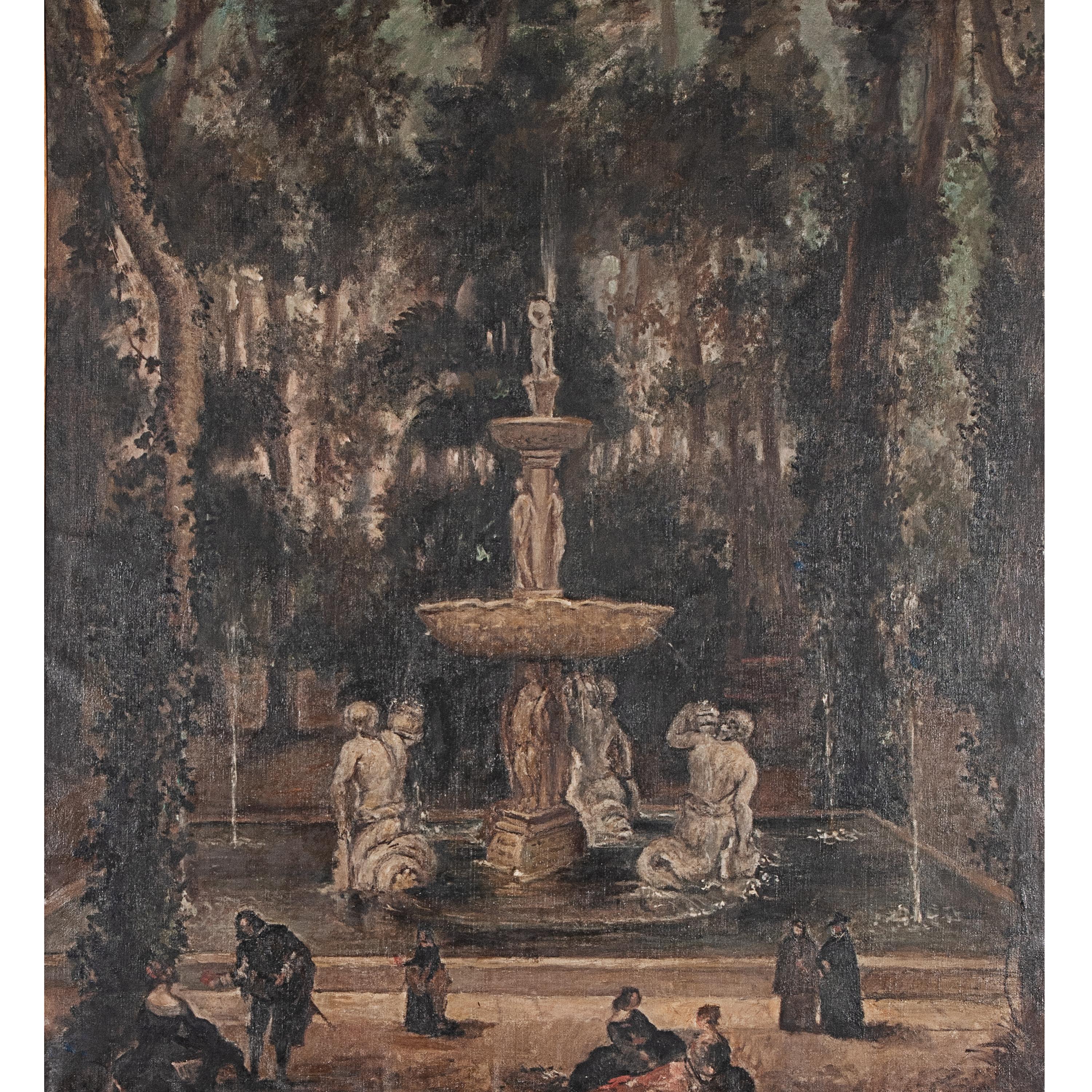 ESCUELA CATALANA, SIGLO XX. "Jardín".