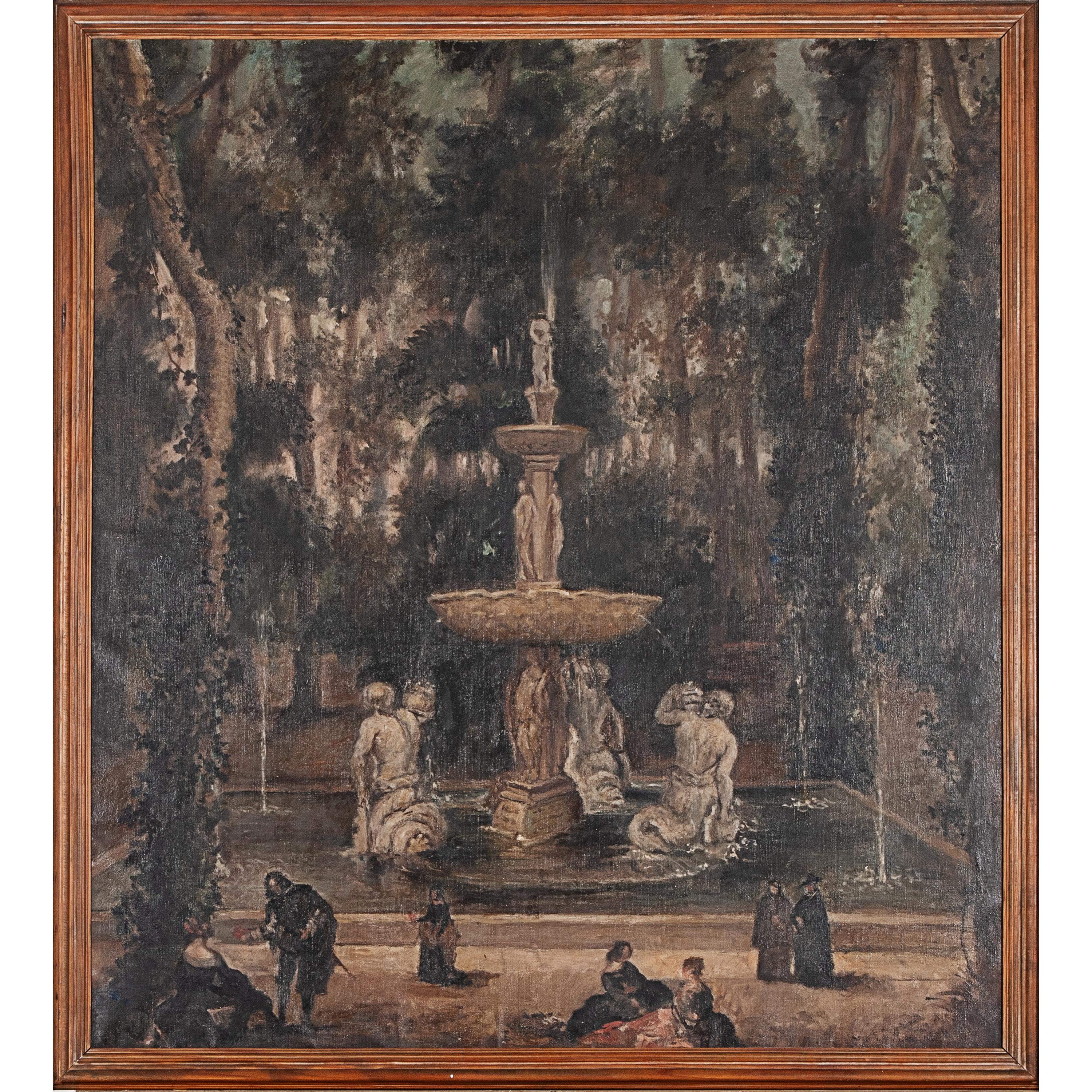 ESCUELA CATALANA, SIGLO XX. "Jardín".