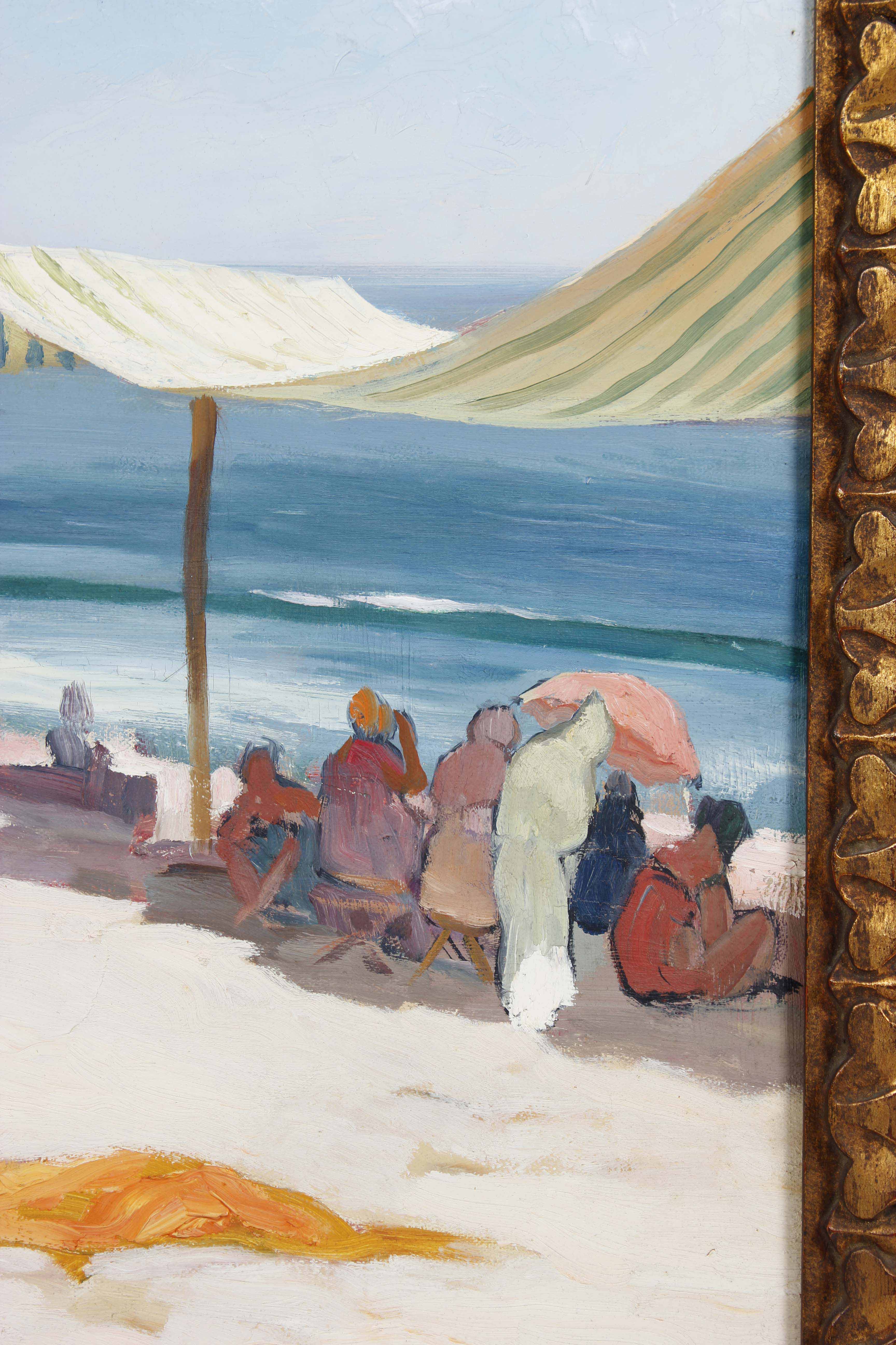 LLUIS MASRIERA (1872-1958). "BAJO LA PÉRGOLA", 1932.