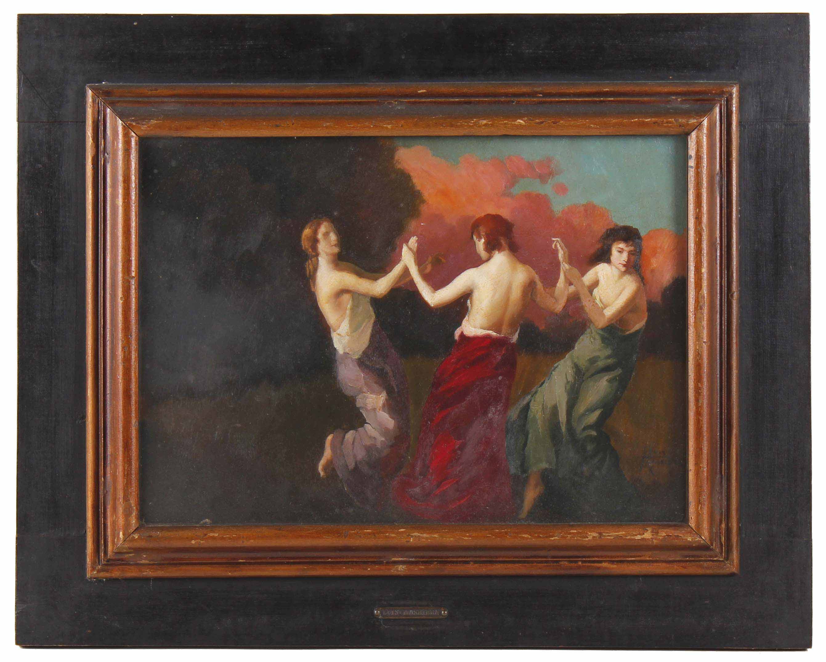 LLUIS MASRIERA (1872-1958) "BAILABLE (LA DANZA DE LOS VELOS