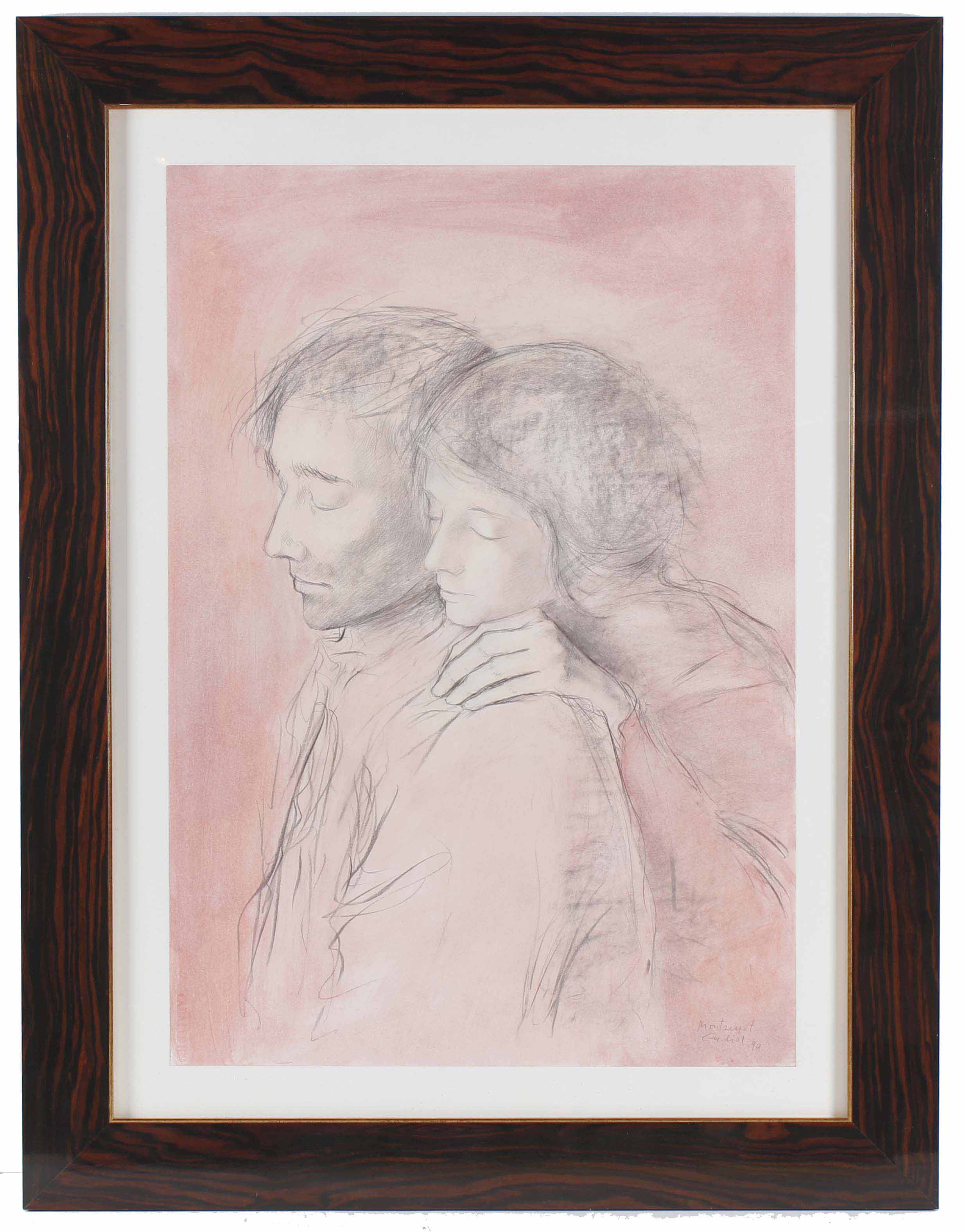 MONTSERRAT GUDIOL (1933-2015). "PAREJA", 1990.