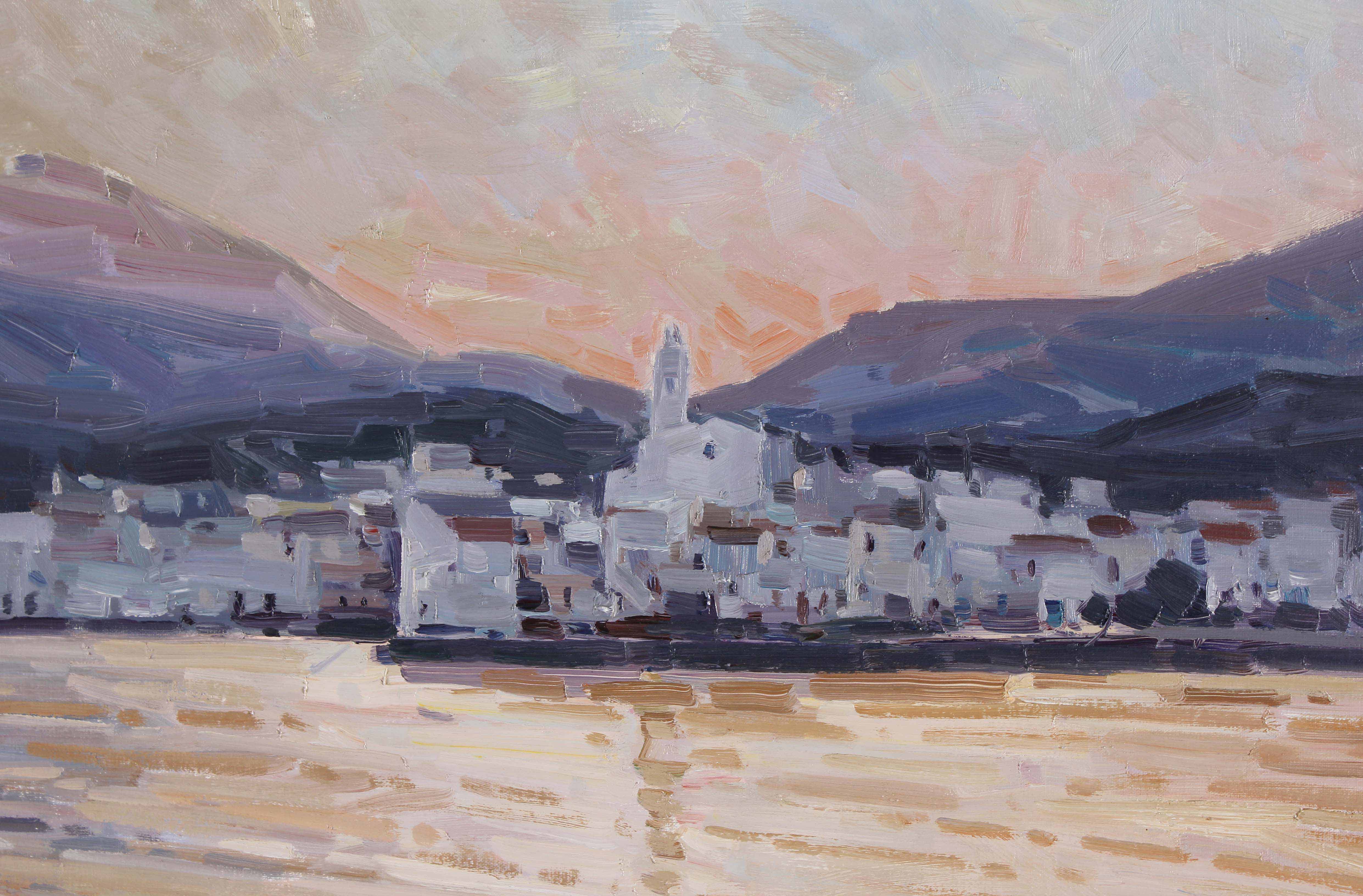 JOSEP Mª VILÀ CAÑELLAS (1913-2001). "ATARDECER (CADAQUÉS)",