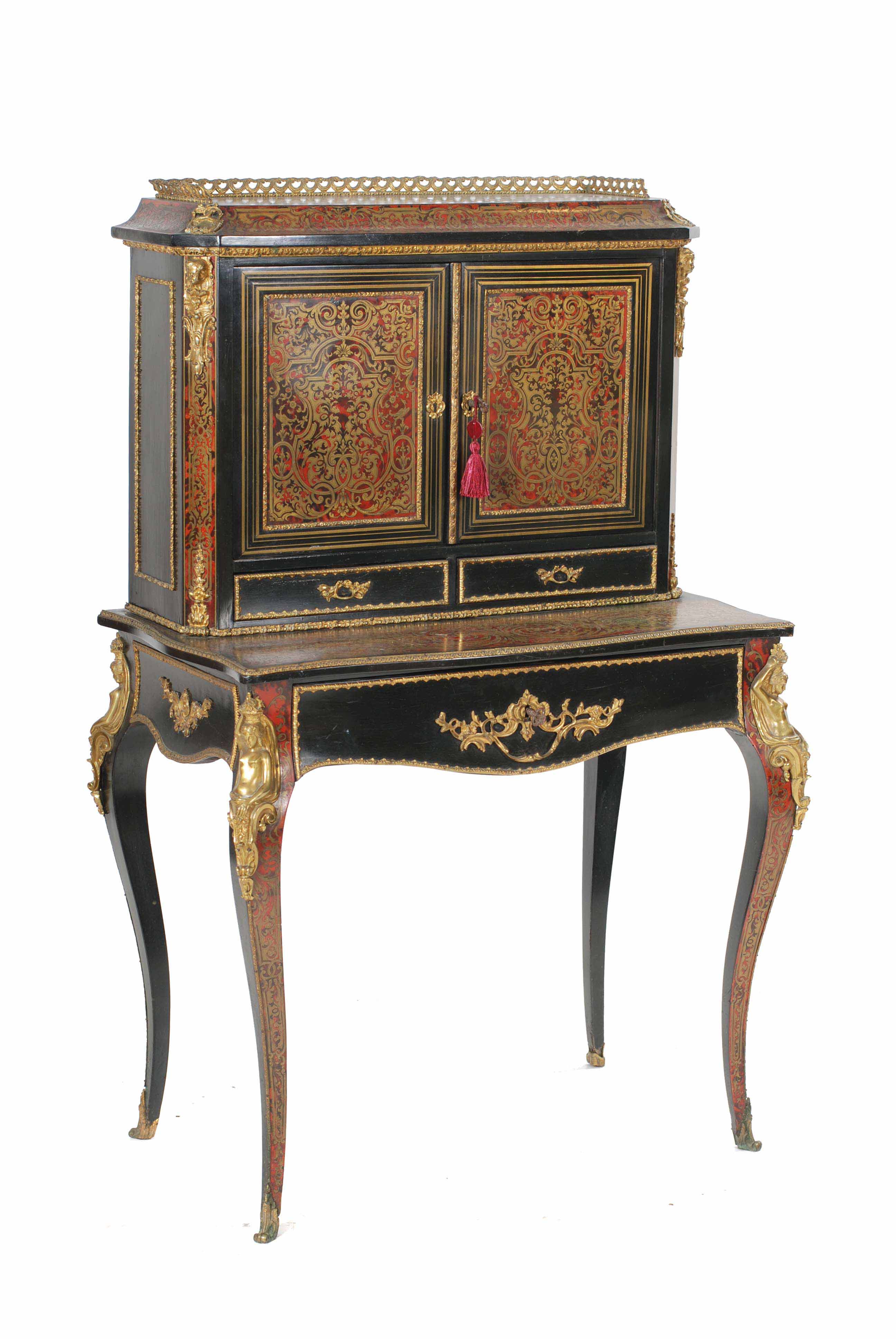 "BONHEUR-DU-JOUR", ESCRITORIO FRANCÉS NAPOLEÓN III, MED. SI