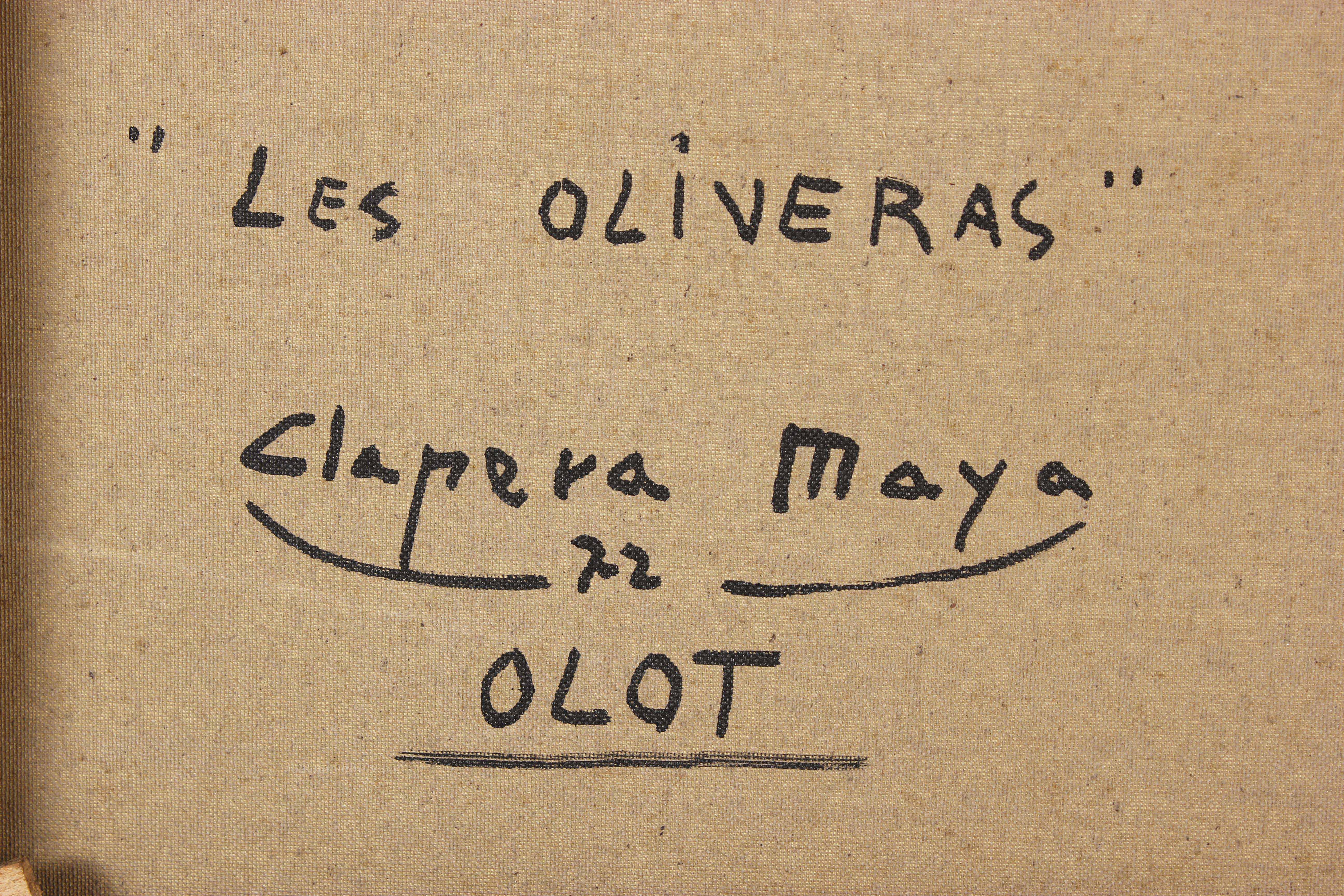 JOAN CLAPERA MAYA (1931-2008) "LES OLIVERES", 1972.