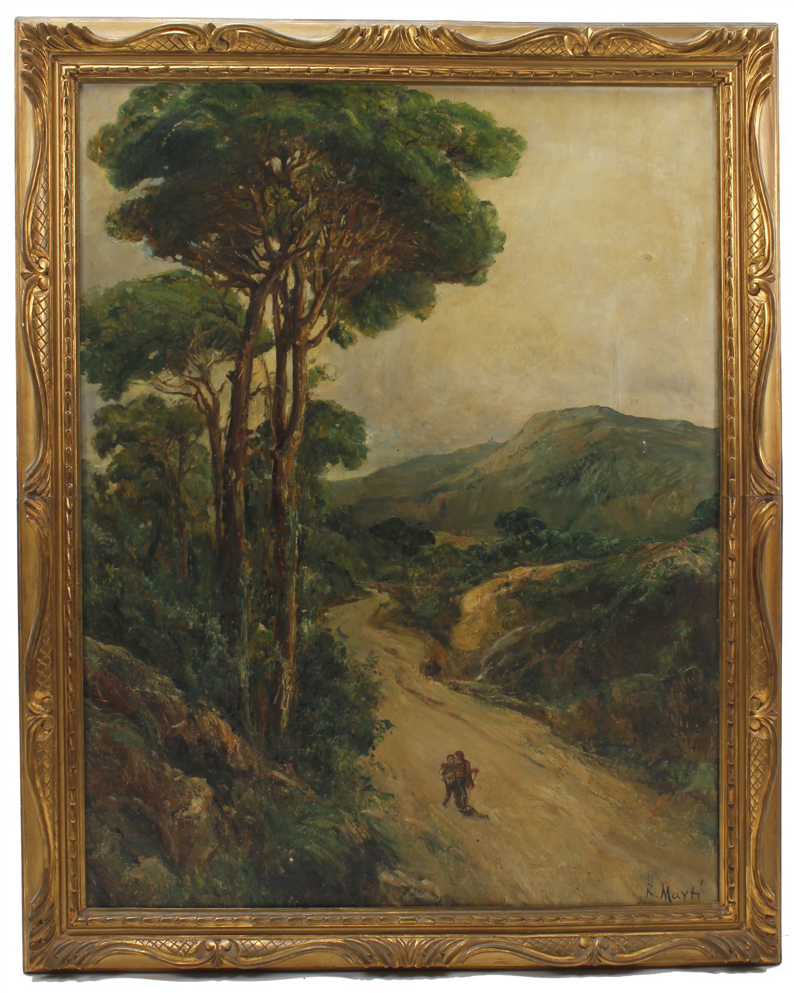 RICARDO MARTÍ AGUILÓ (1868-1936). "PAISAJE".