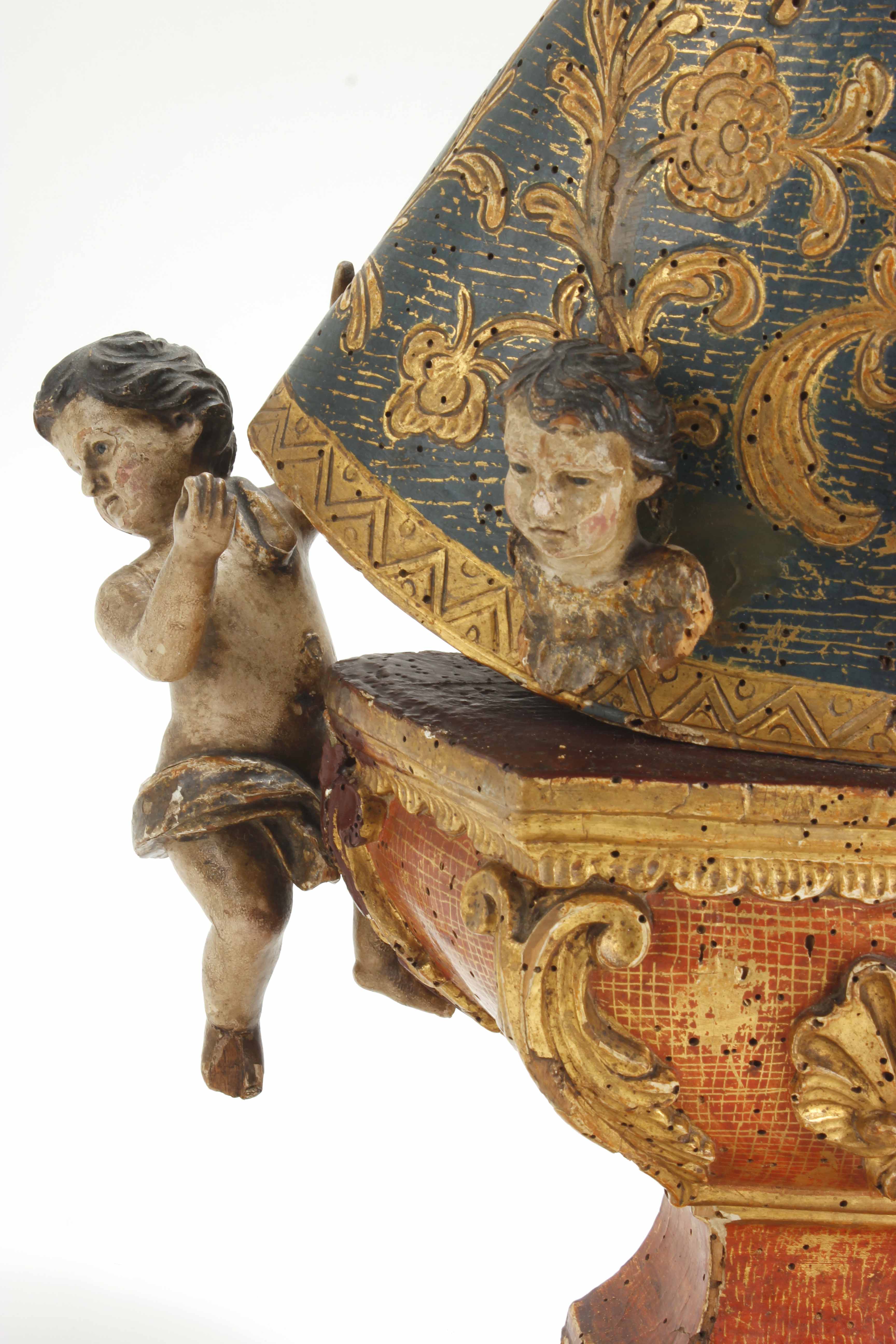 ESCUELA ESPAÑOLA, SIGLOS XVIII. VIRGEN CON EL NIÑO Y ÁNGELE