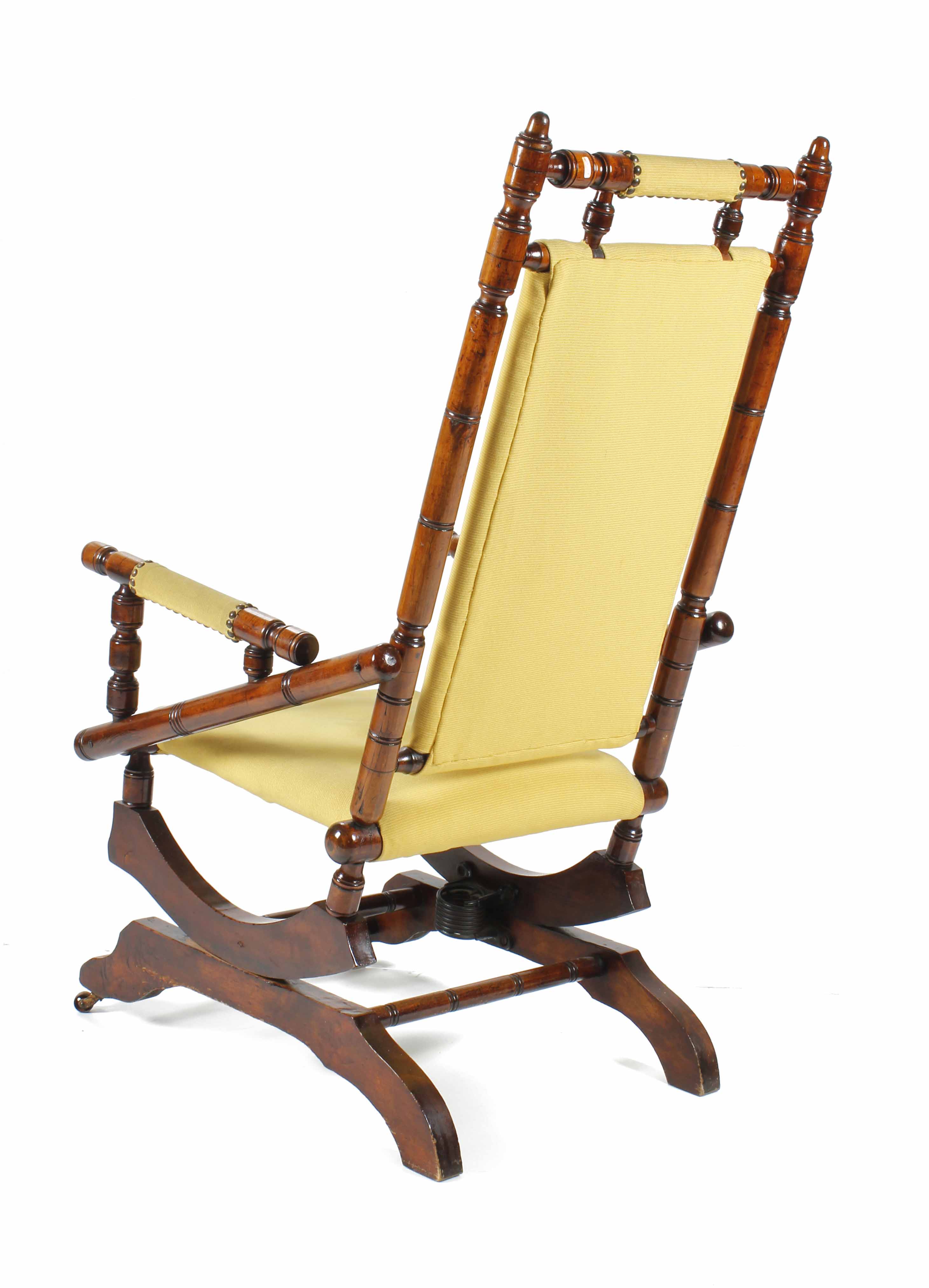 SILLÓN BALANCÍN ESPAÑOL, MED. SIGLO XX.
