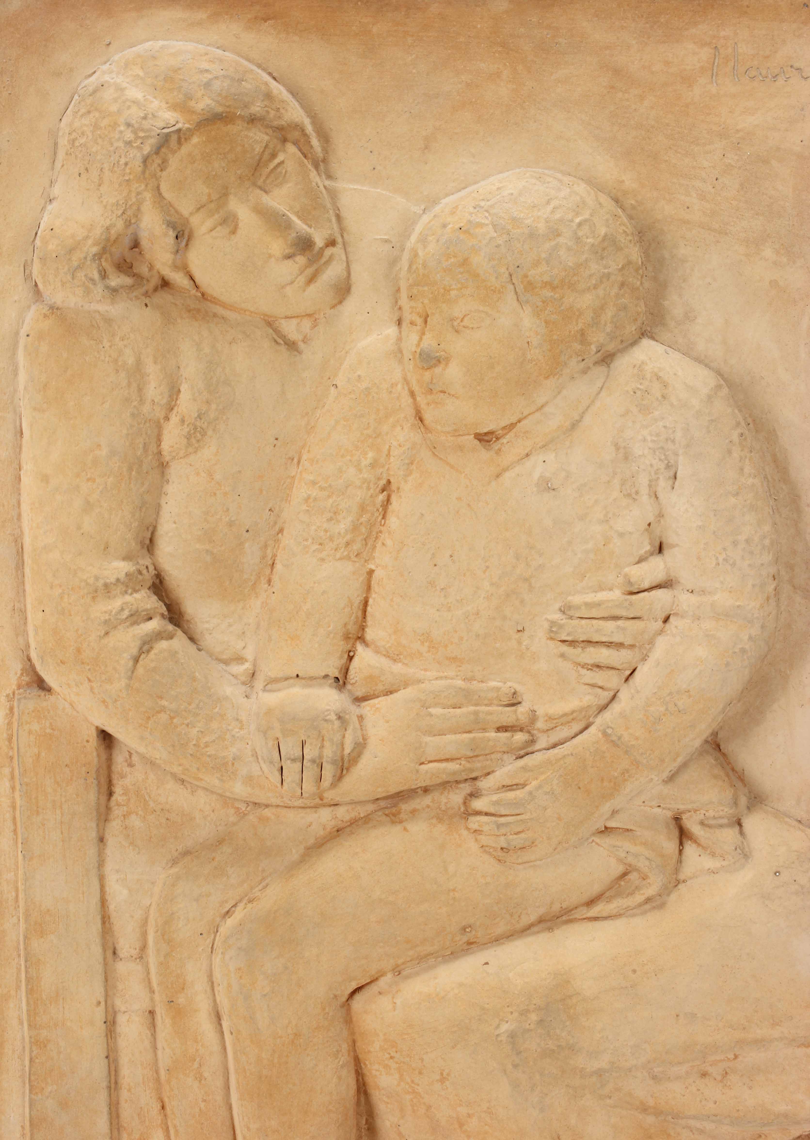 MARTÍ LLAURADÓ I MARISCOT (1903-1957). "NEN A LA FALDA".