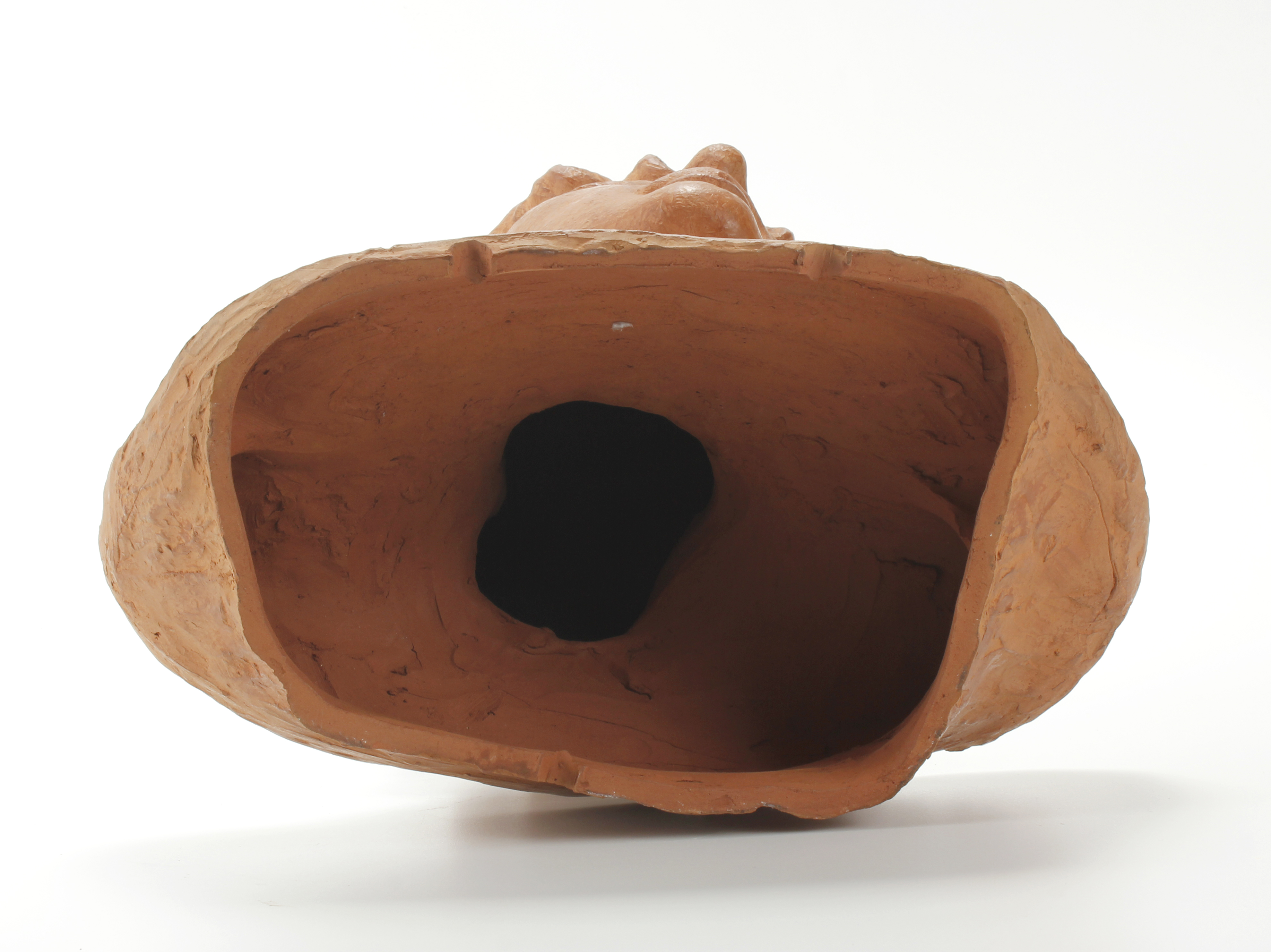 ESCUELA CATALANA, MED. SIGLO XX. "BUSTO DE UNA JOVEN". 