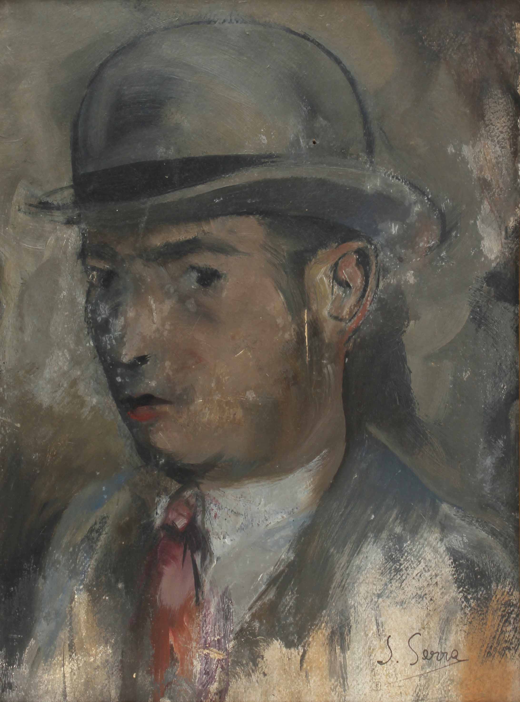 JOAN SERRA MELGOSA (1899-1970) "AUTORRETRATO".