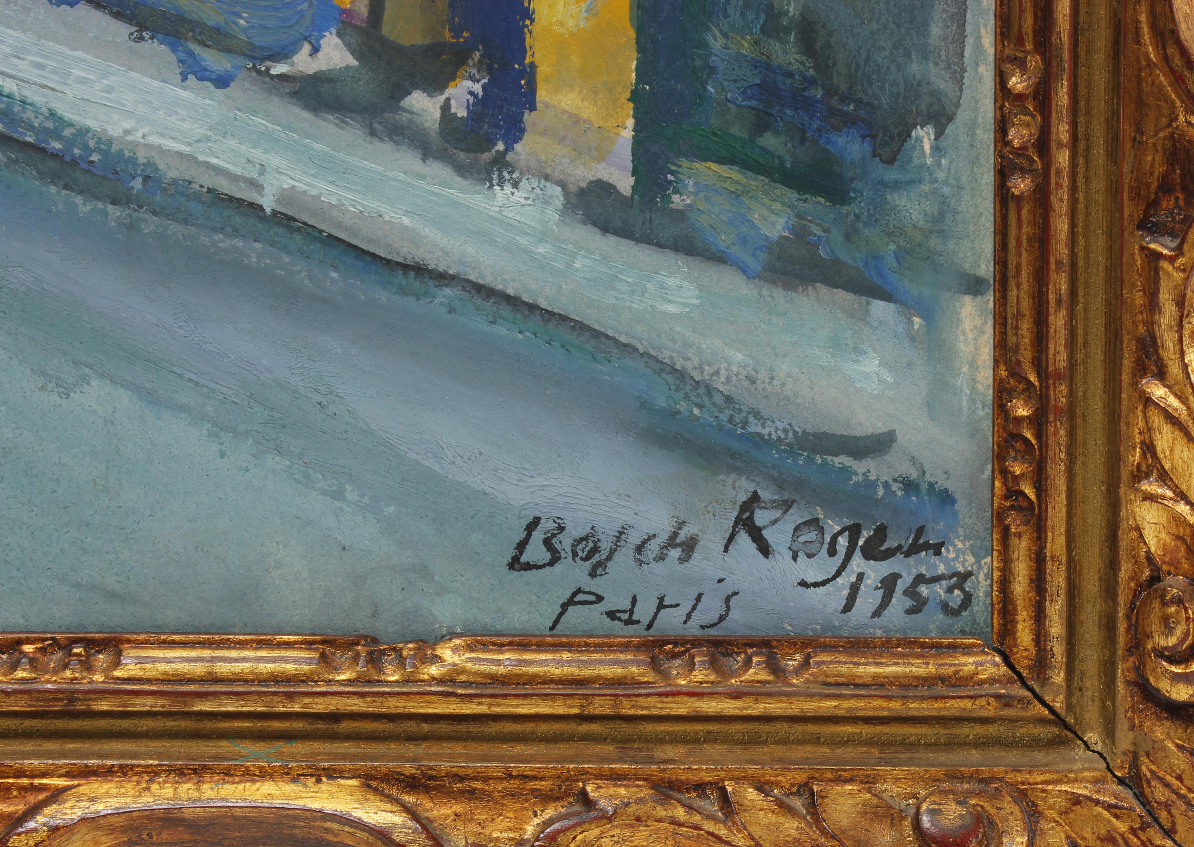EMILI BOSCH ROGER (1894-1980). "CALLES DE PARÍS", 1953.