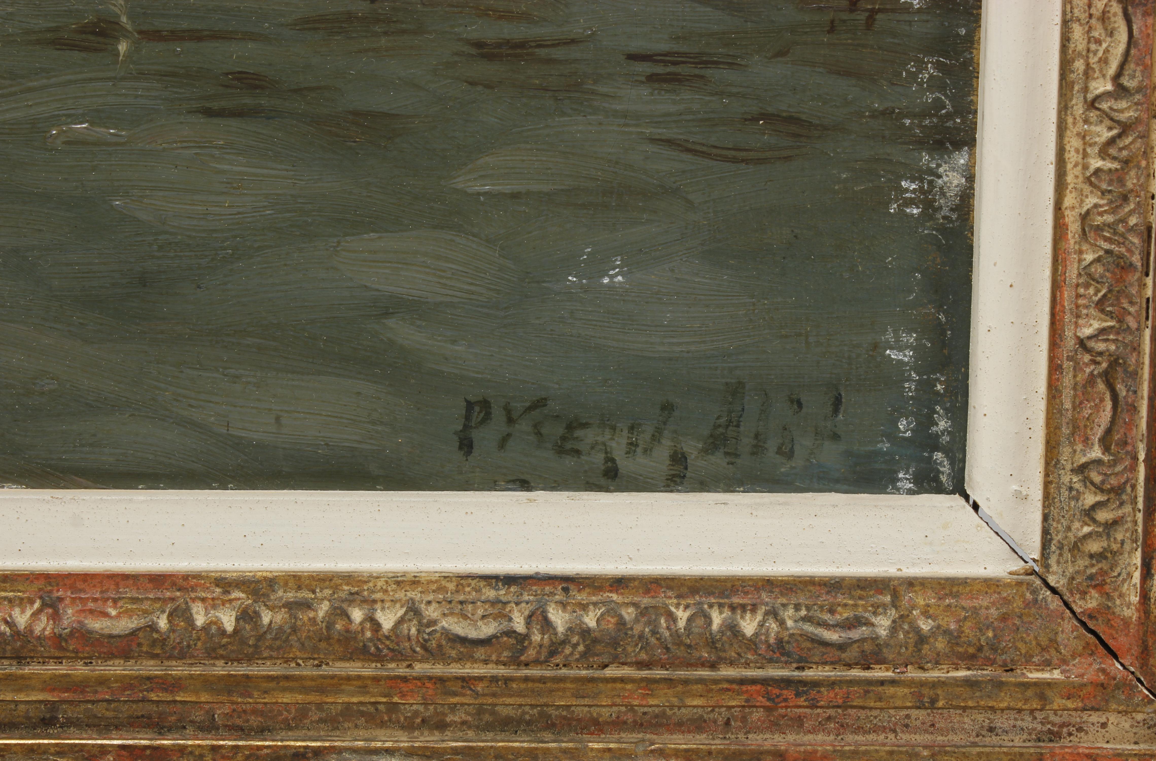 PERE YSERN ALIÉ (1875/76-1946). "EMBARCACIONES EN EL SENA".