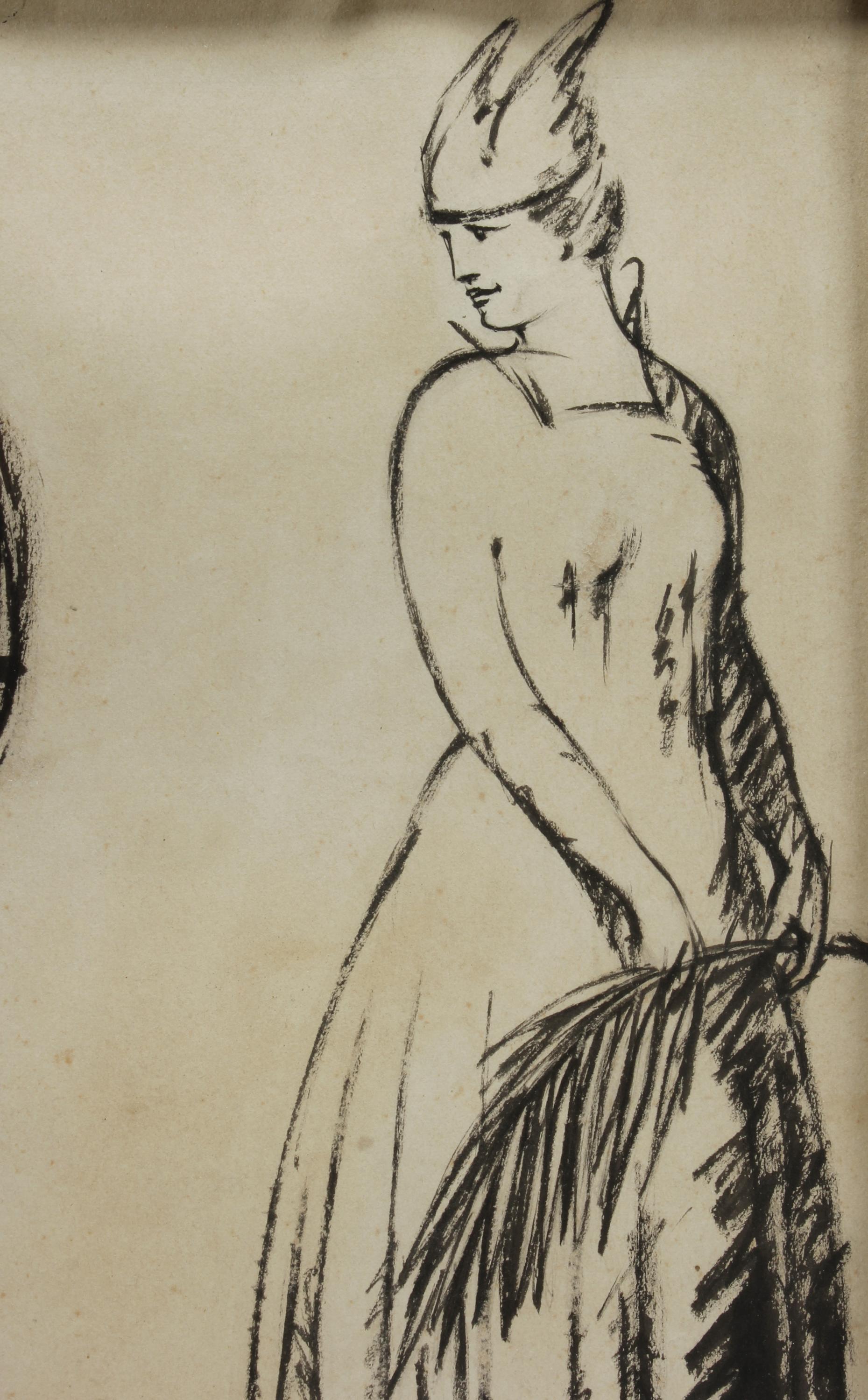 PERE YNGLADA Y SALLENT (1881-1958). "COQUETTERIE (COQUETERÍ