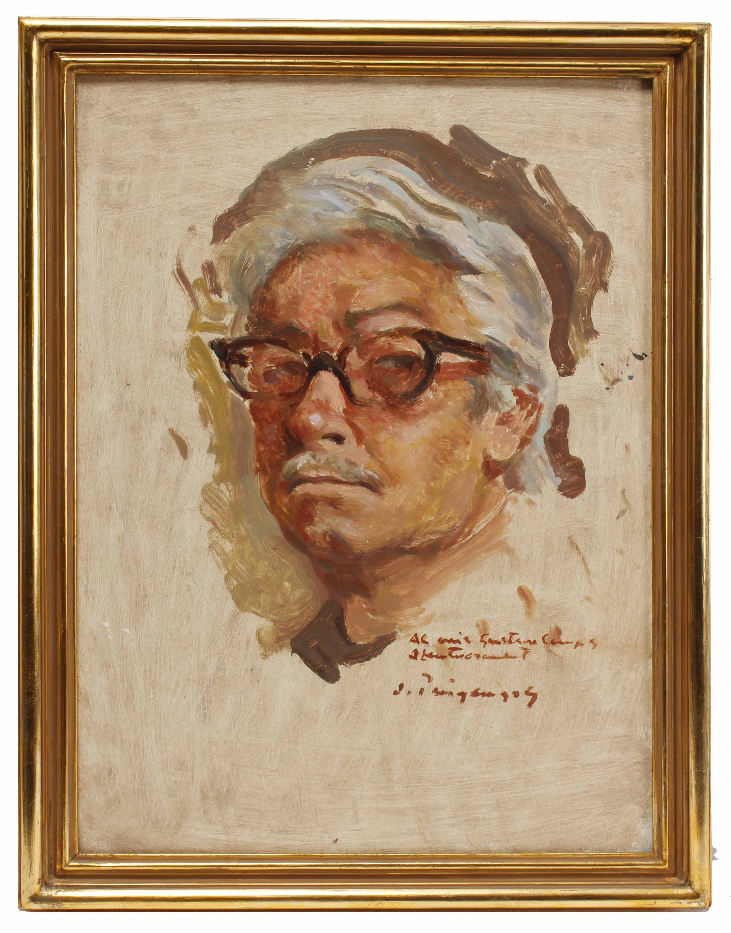 JOSEP PUIGDENGOLAS BARELLA (1906-1987). "AUTORRETRATO", 197