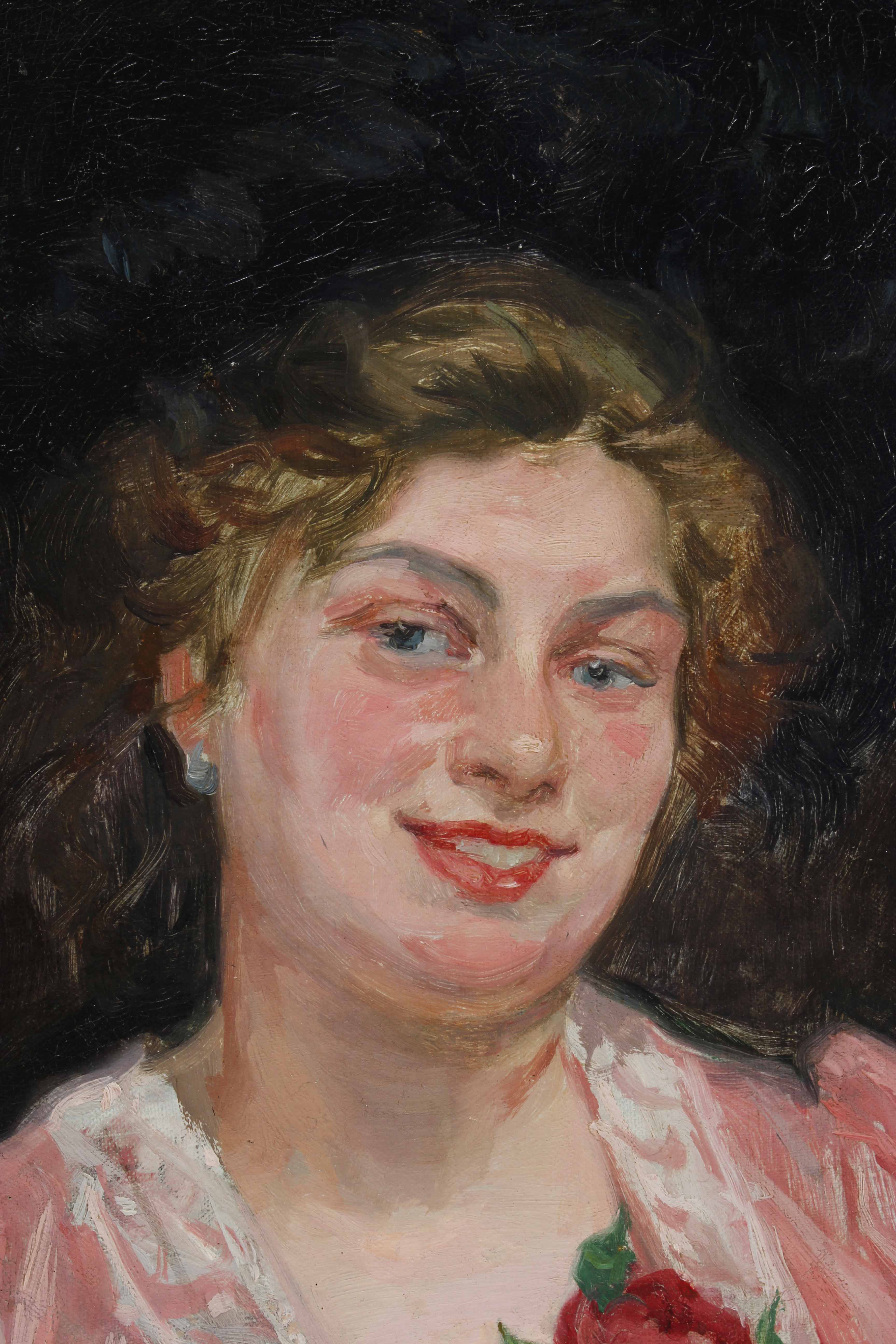 LLUÏSA VIDAL (1876-1918). "RETRATO PROBABLE DE UNA FAMILIAR