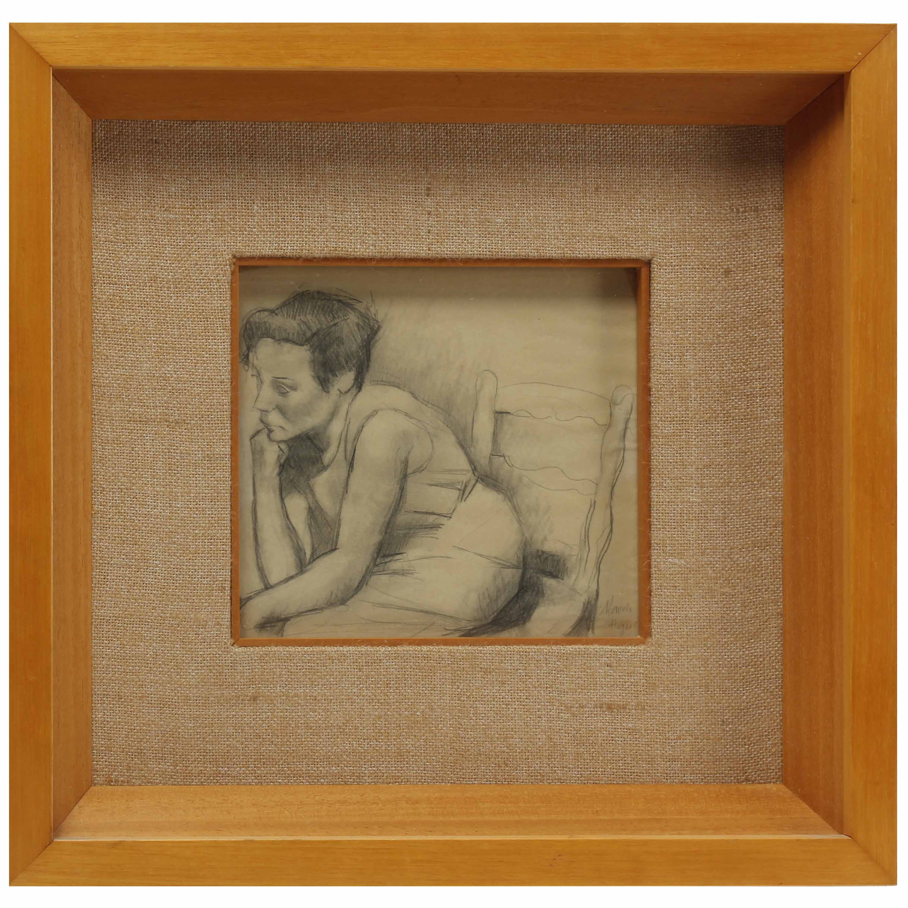 MANOLO HUGUÉ (1872-1945). "ROSA", 1935-1945.
