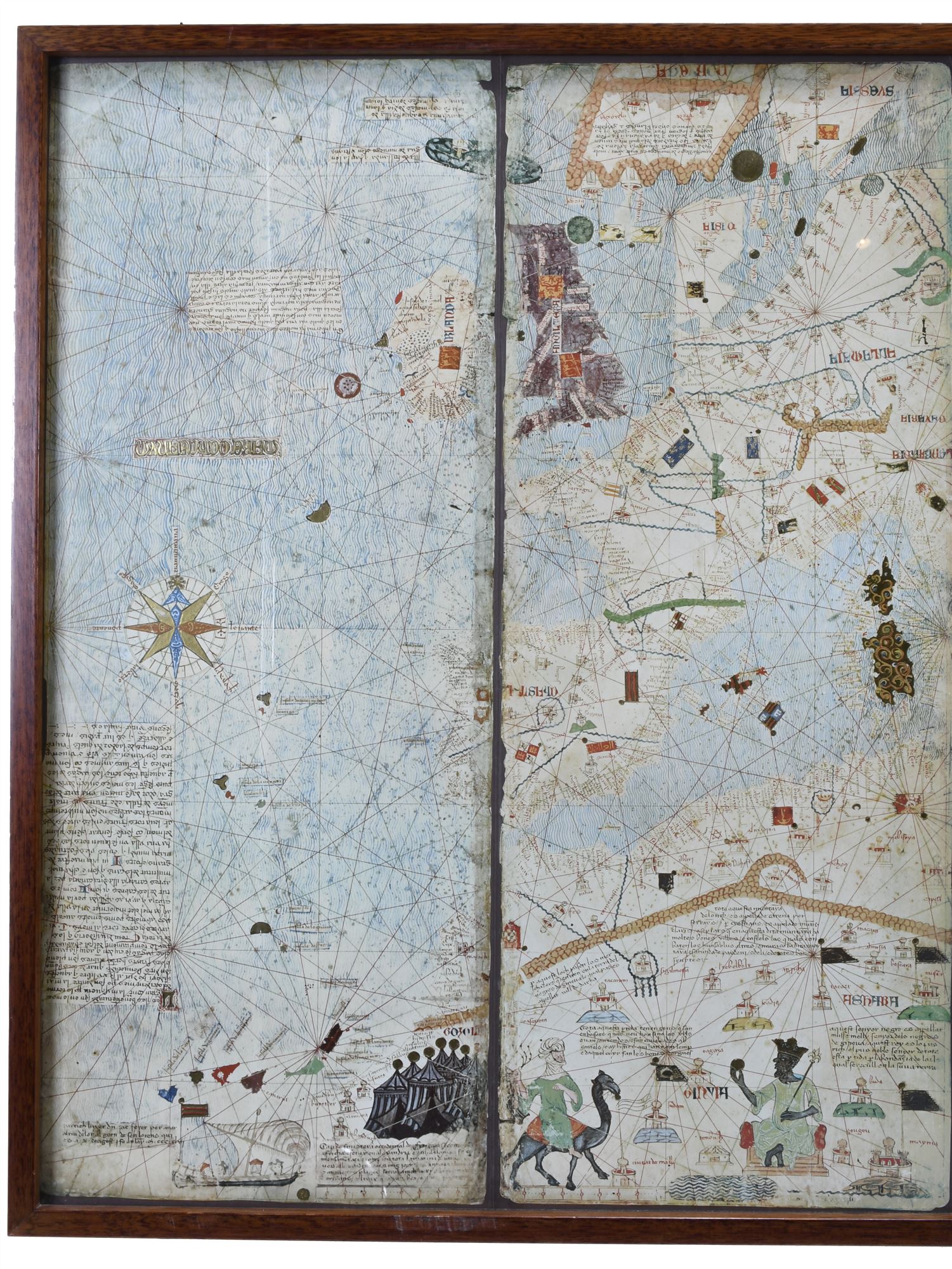 CRESQUES ABRAHAM (1325-1387). "ATLAS CATALÁN", 1975 (1375).