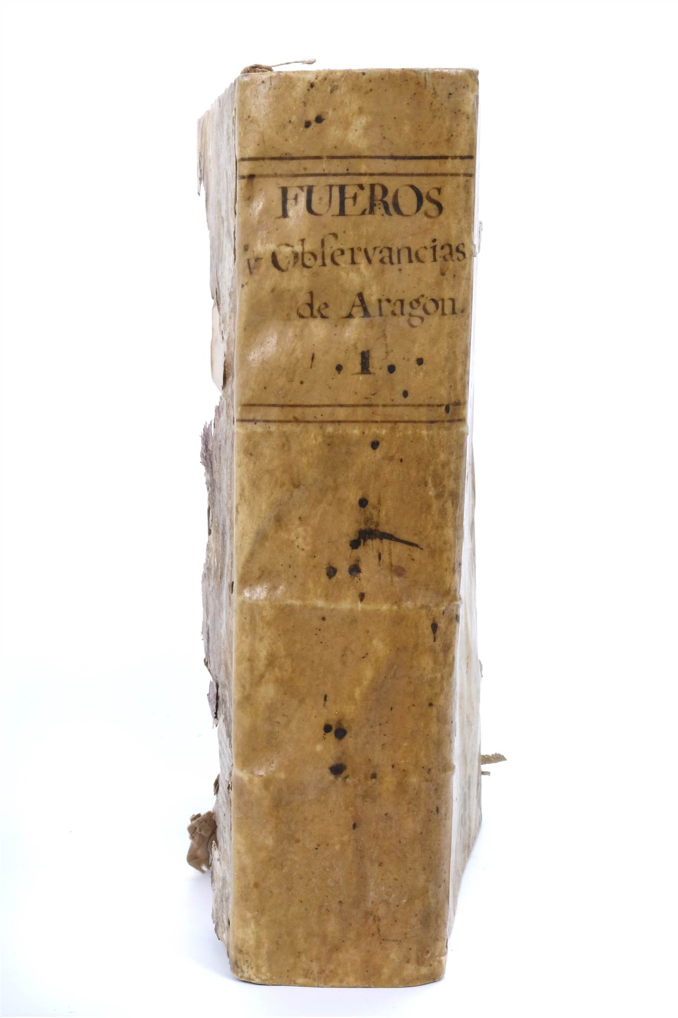 "FUEROS Y OBSERVANCIAS DEL REYNO DE ARAGON", 1667.