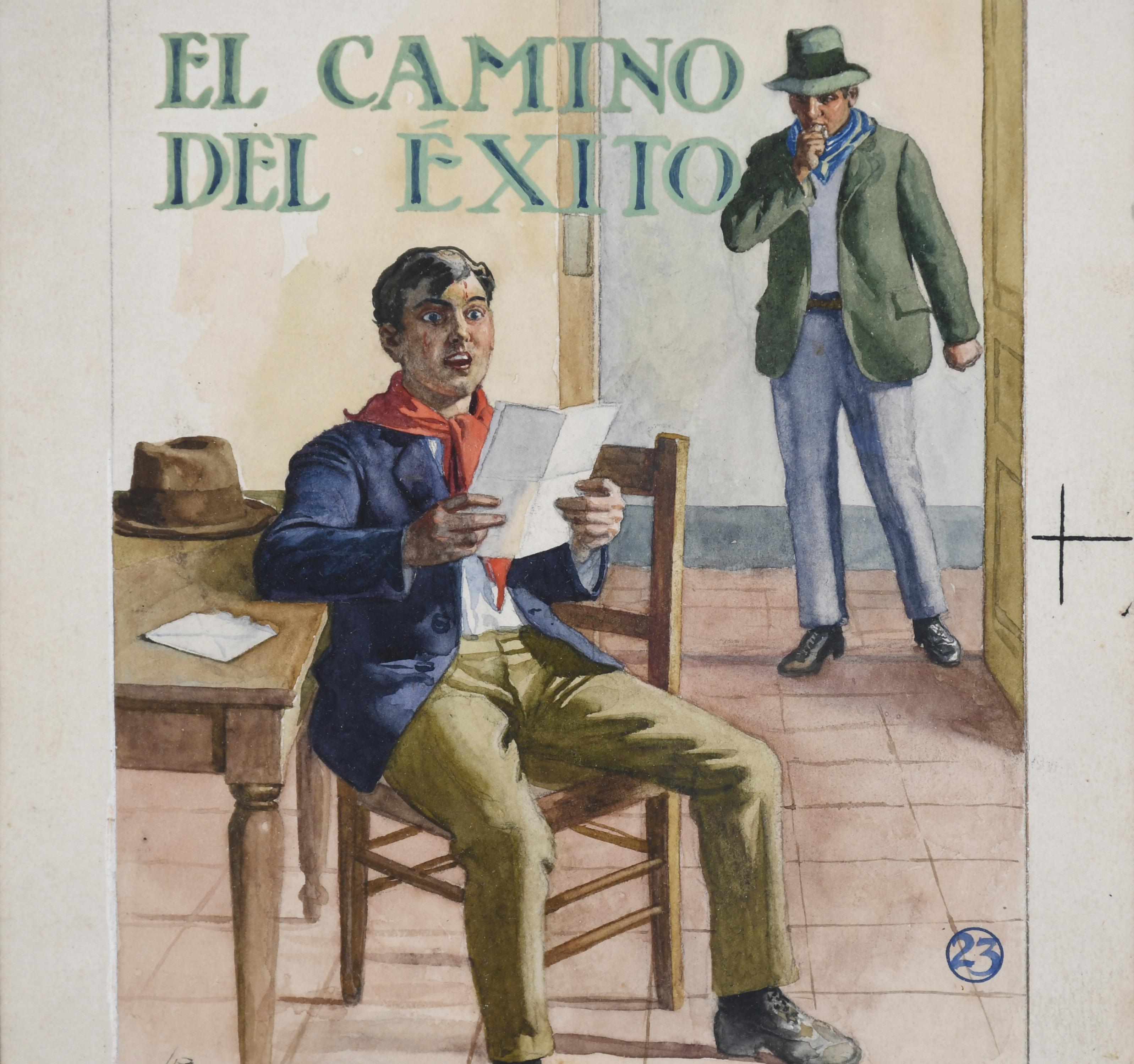 LUIS PALAO (1863-1933). "ILUSTRACIÓN PARA LA PORTADA DE &#39;EL