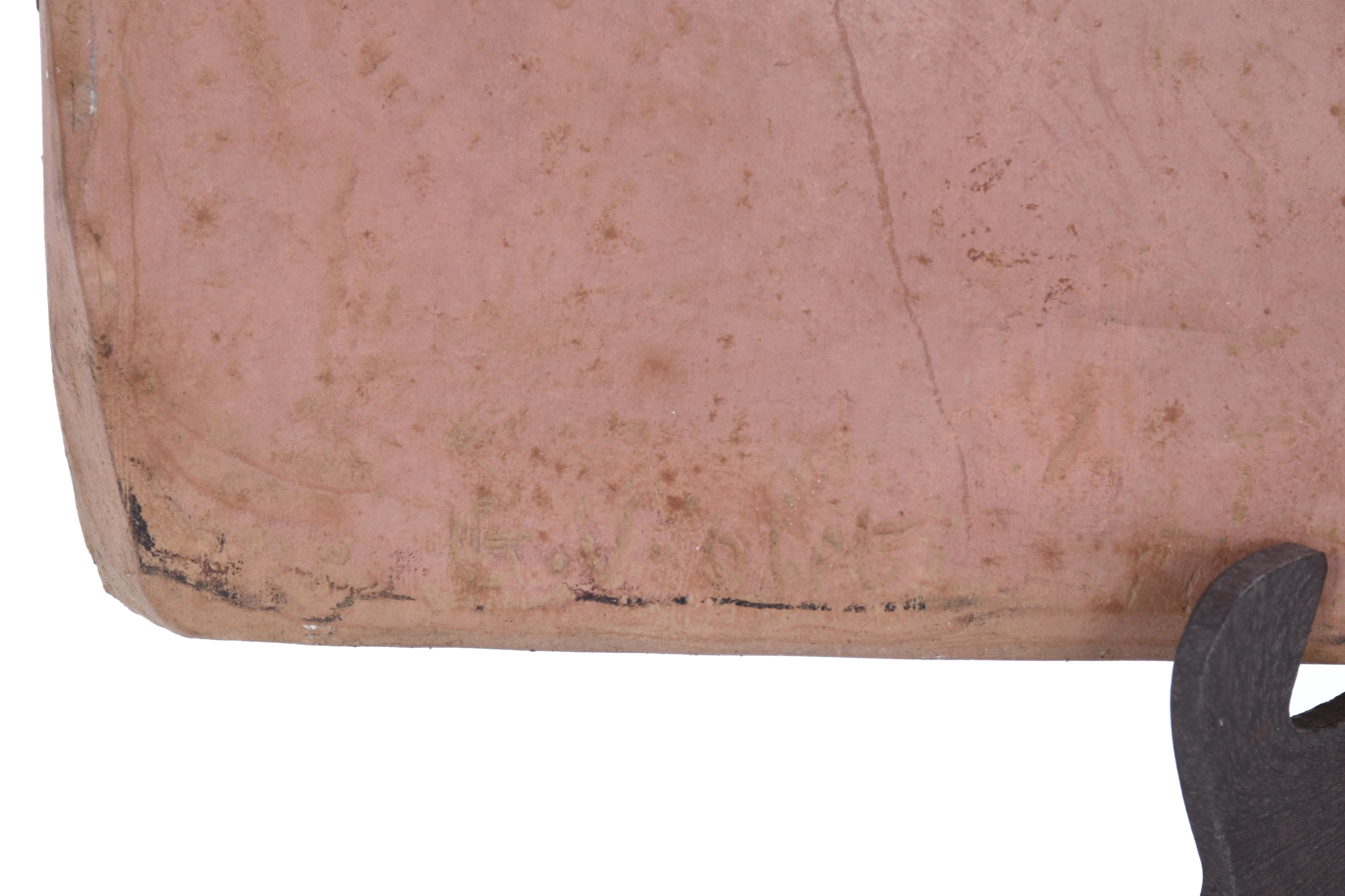 GUSTAVE VIOLET (1873-1952). "PASTOR CATALÁN EN BURRO".