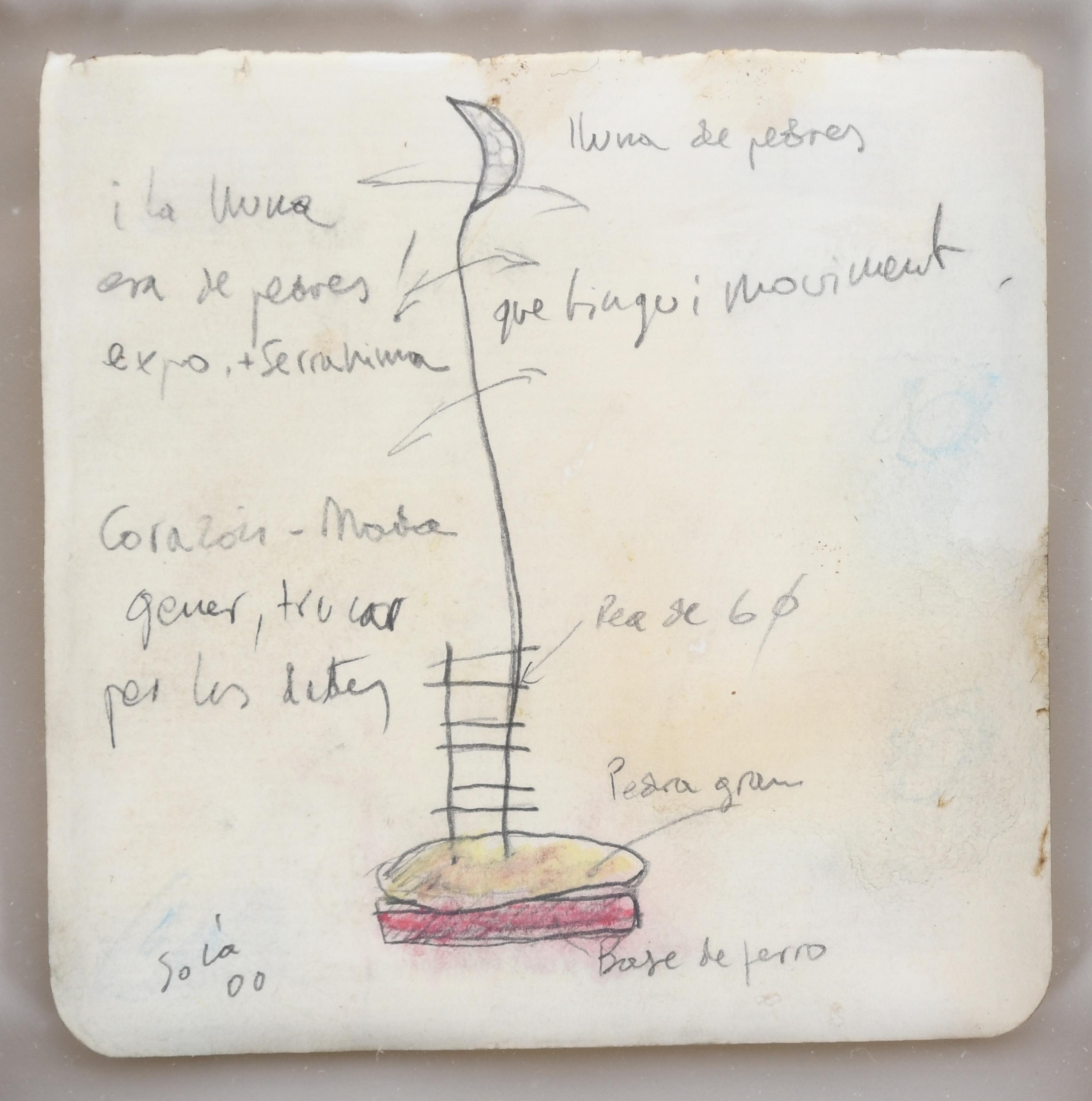 MANUEL SOLÀ (1950). ESTUDIOS PARA ESCULTURAS, 2000.